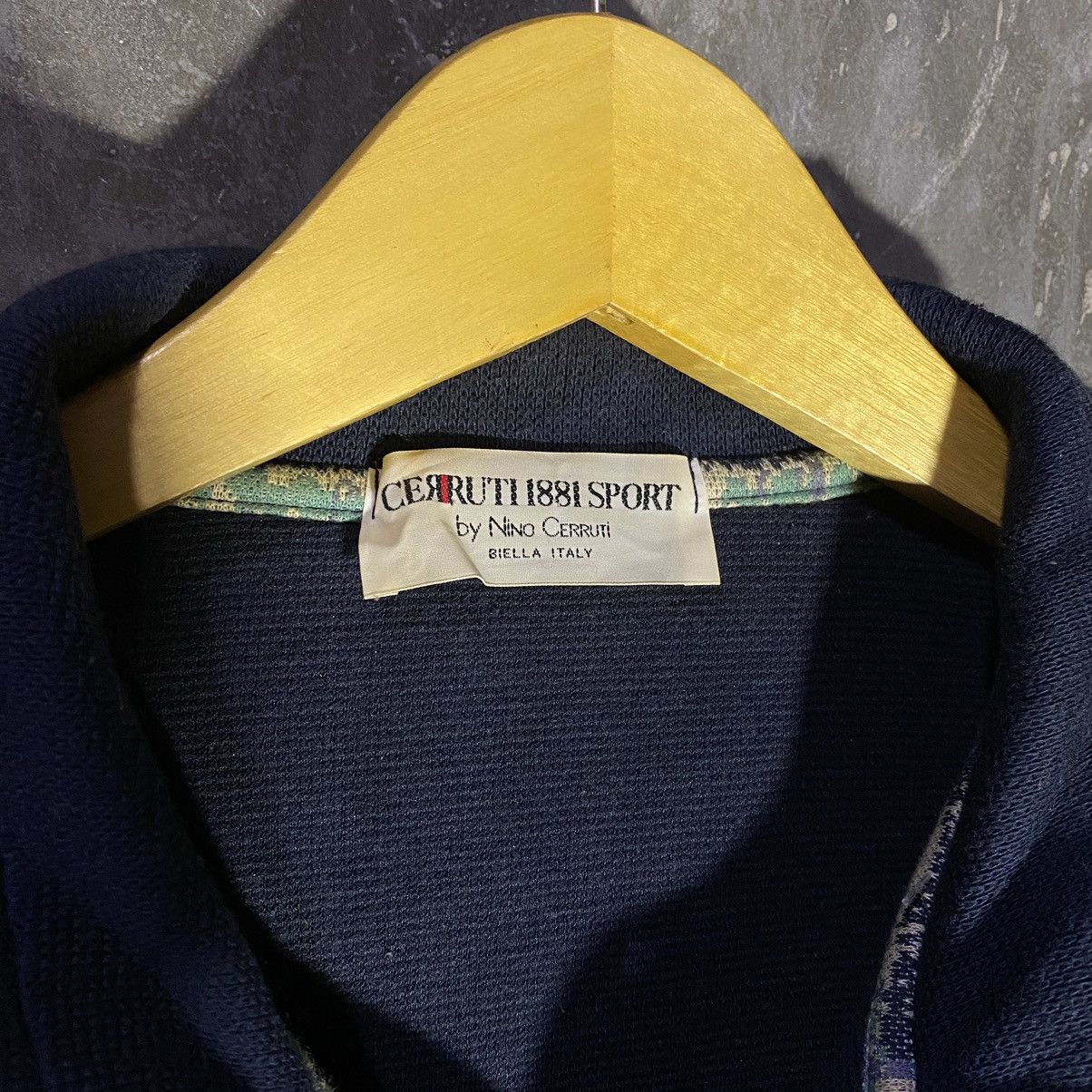Cerruti 1881 × Vintage CERRUTI 1881 HALFBUTTON SWEATHERSHIRT Size US L / EU 52-54 / 3 - 4 Thumbnail