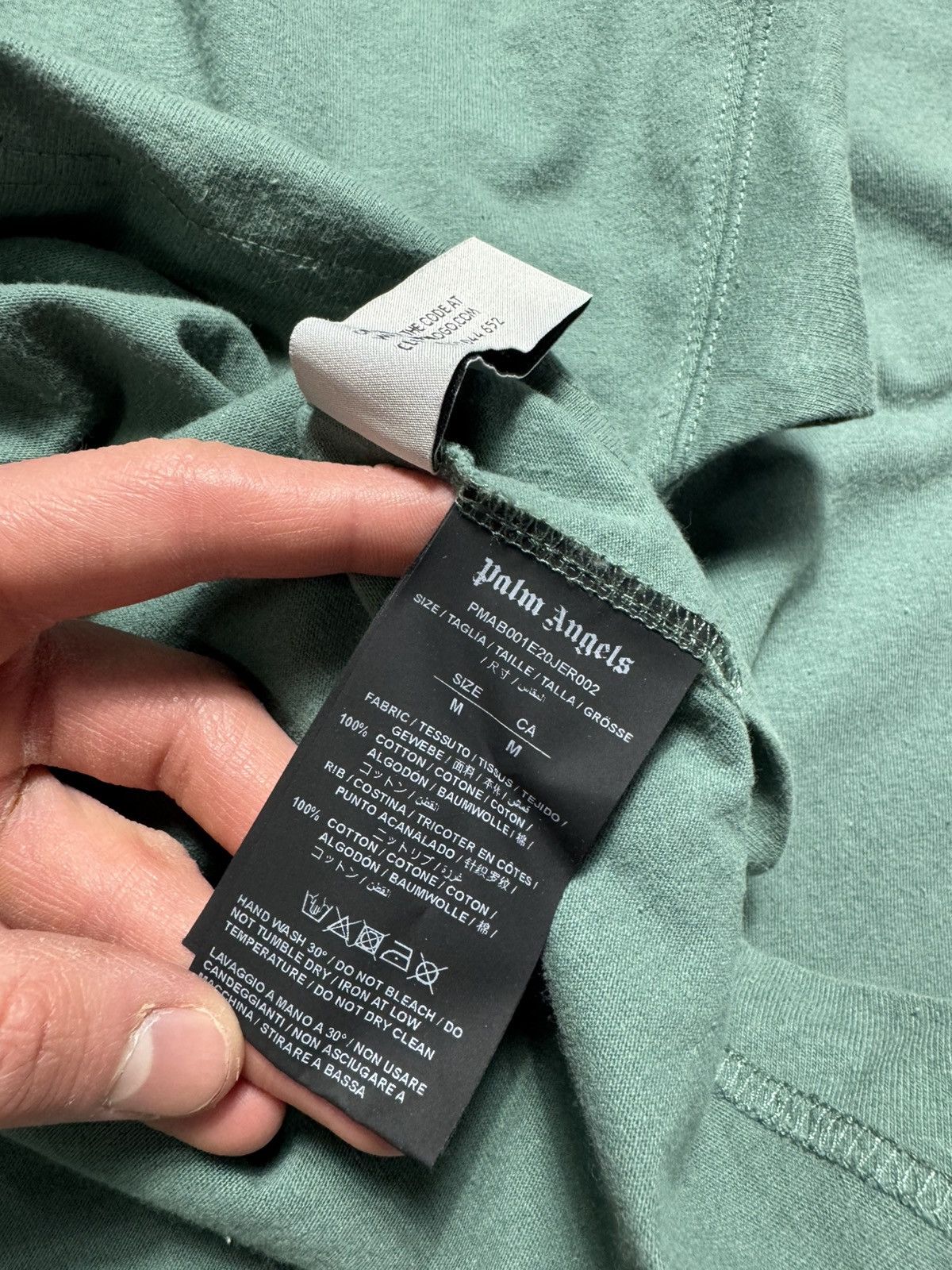 Palm Angels Palm Angels Big Logo Luxury Long Sleeve Oversize Size M Size US M / EU 48-50 / 2 - 7 Thumbnail