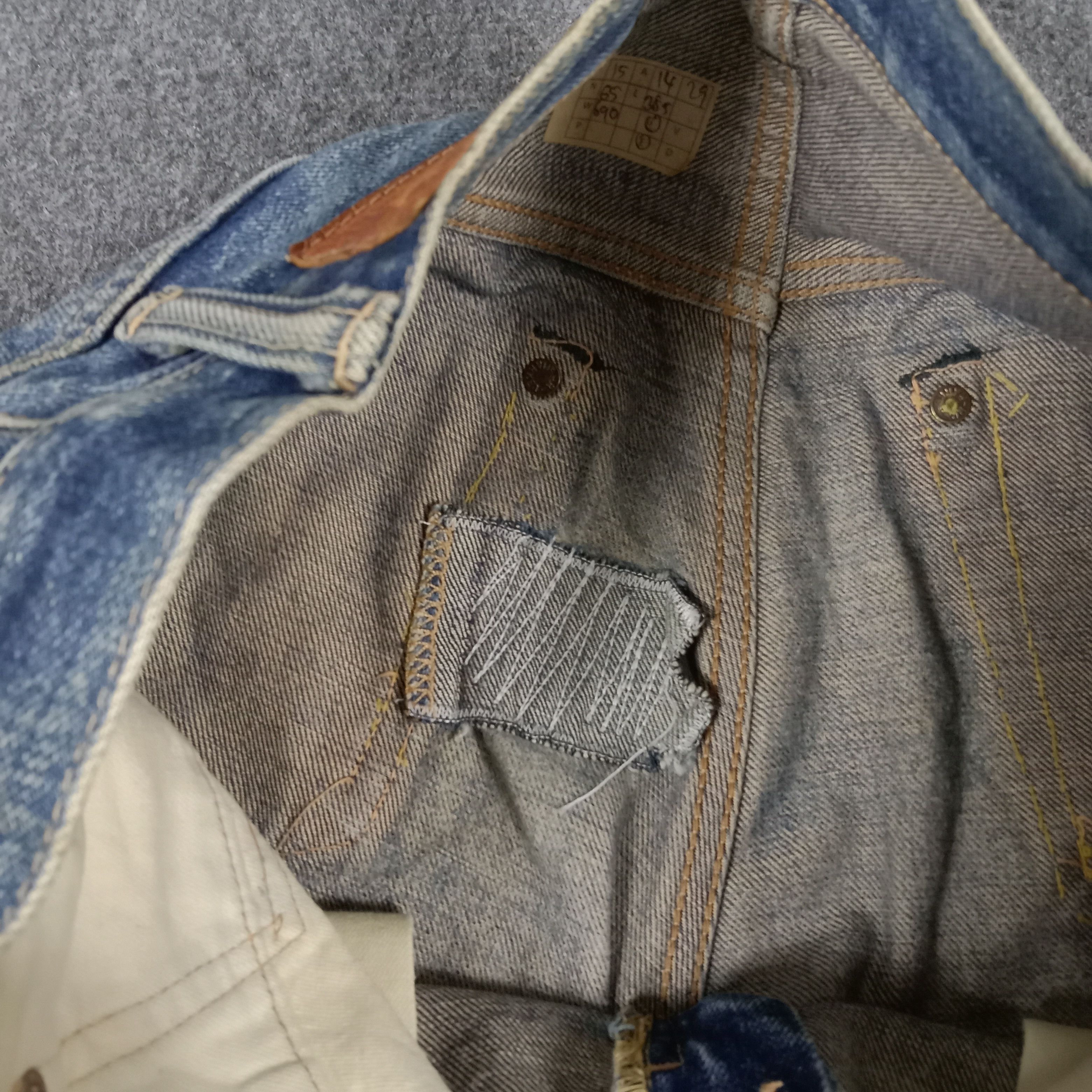 Japanese Brand × Vintage We Never Change Selvedge Fading Style Denim Jeans Size US 28 / EU 44 - 13 Thumbnail