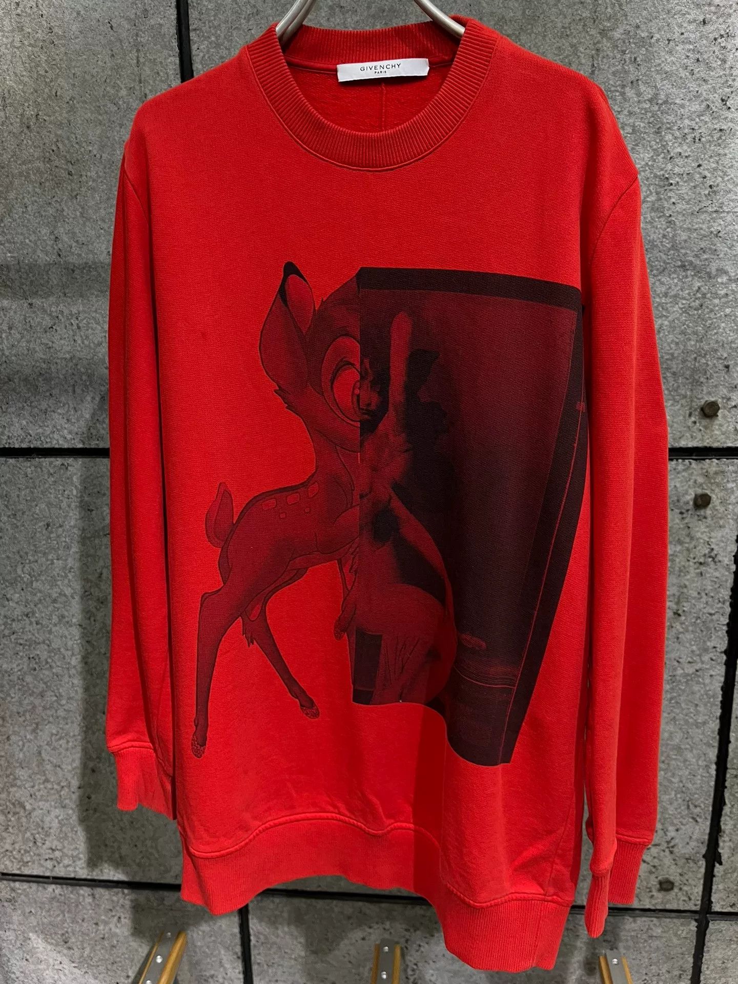 Givenchy Givenchy Red Deer Sweatshirt XS Size XS / US 0-2 / IT 36-38 - 1 Thumbnail