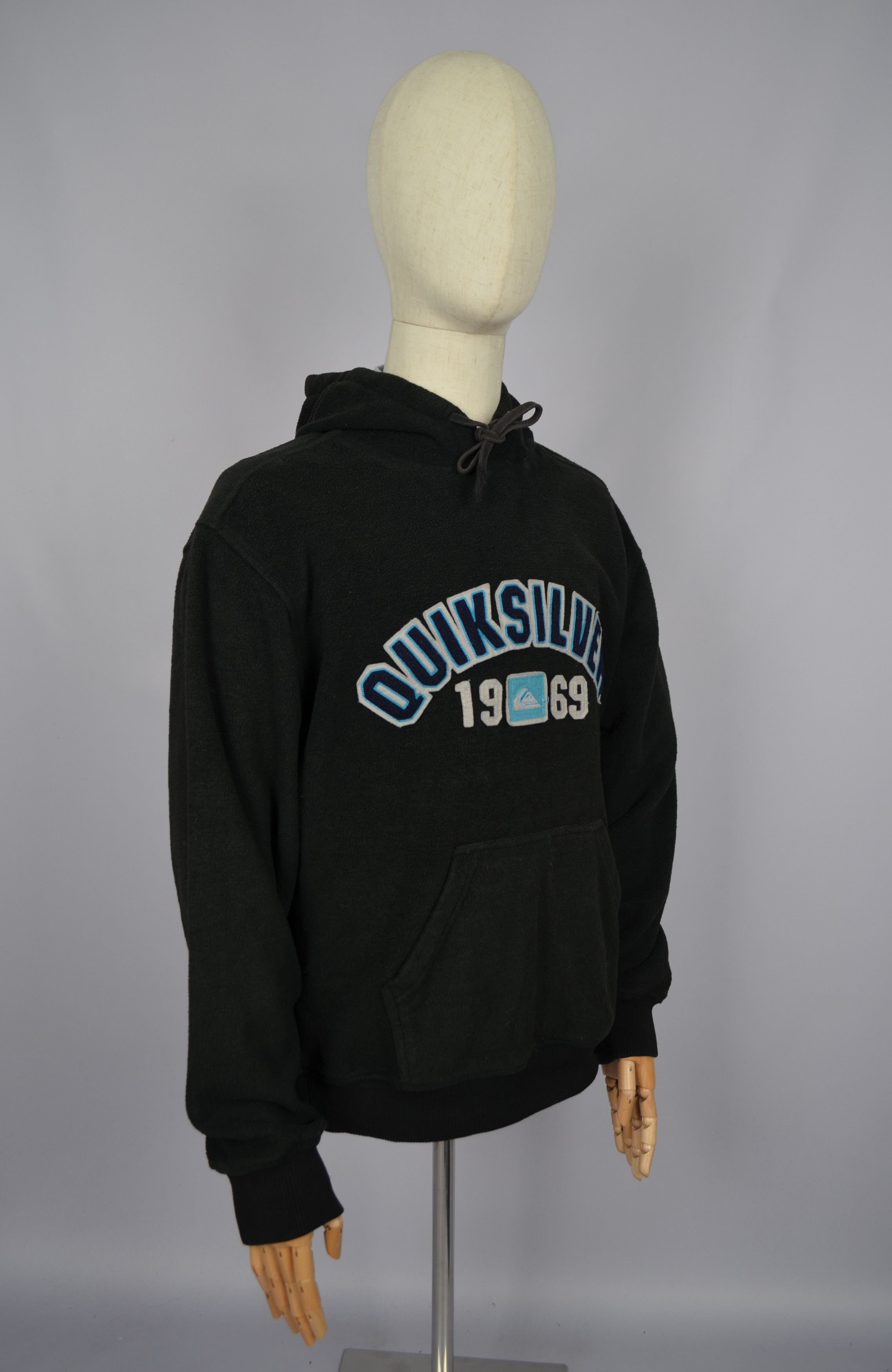 Quiksilver × Vintage Quiksilver Fleece Surf Embroided Logo Hoodie Vintage 90s y2k Size US XL / EU 56 / 4 - 7 Thumbnail