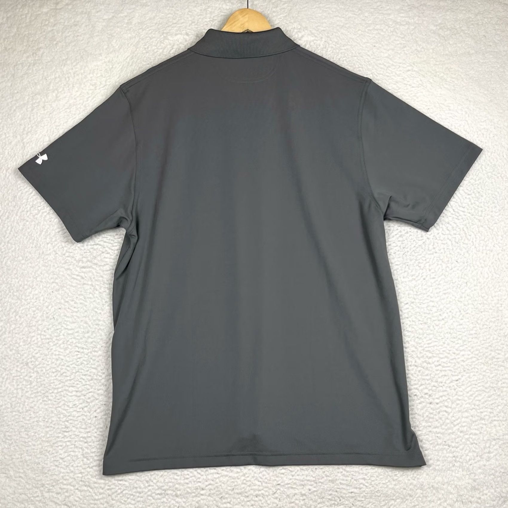 Under Armour NWT Lockheed Martin Polo Shirt Mens XL Under Armour Grey Logo Short Sleeve Size US XL / EU 56 / 4 - 7 Thumbnail