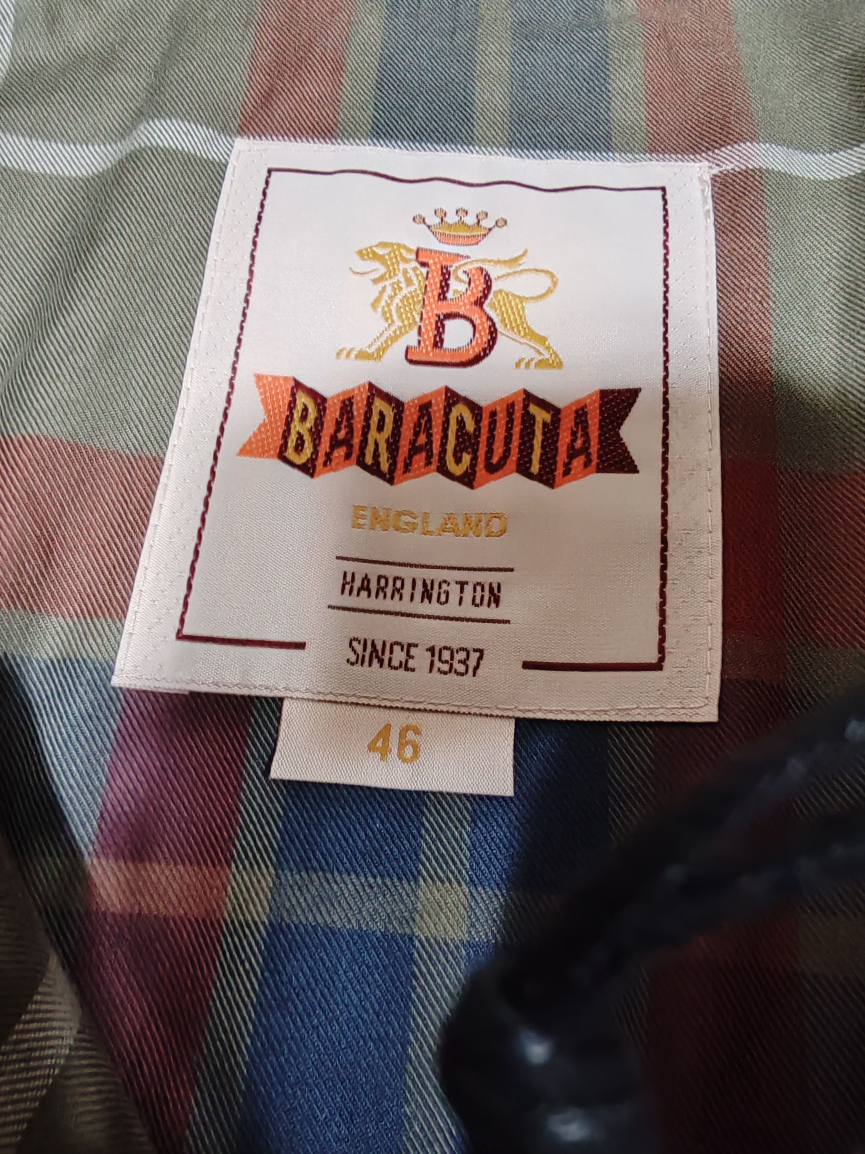 Baracuta Blouson Bordeaux aviateur G9 Pattern Nylon/Baracuta Tg:44 Size US L / EU 52-54 / 3 - 16 Thumbnail