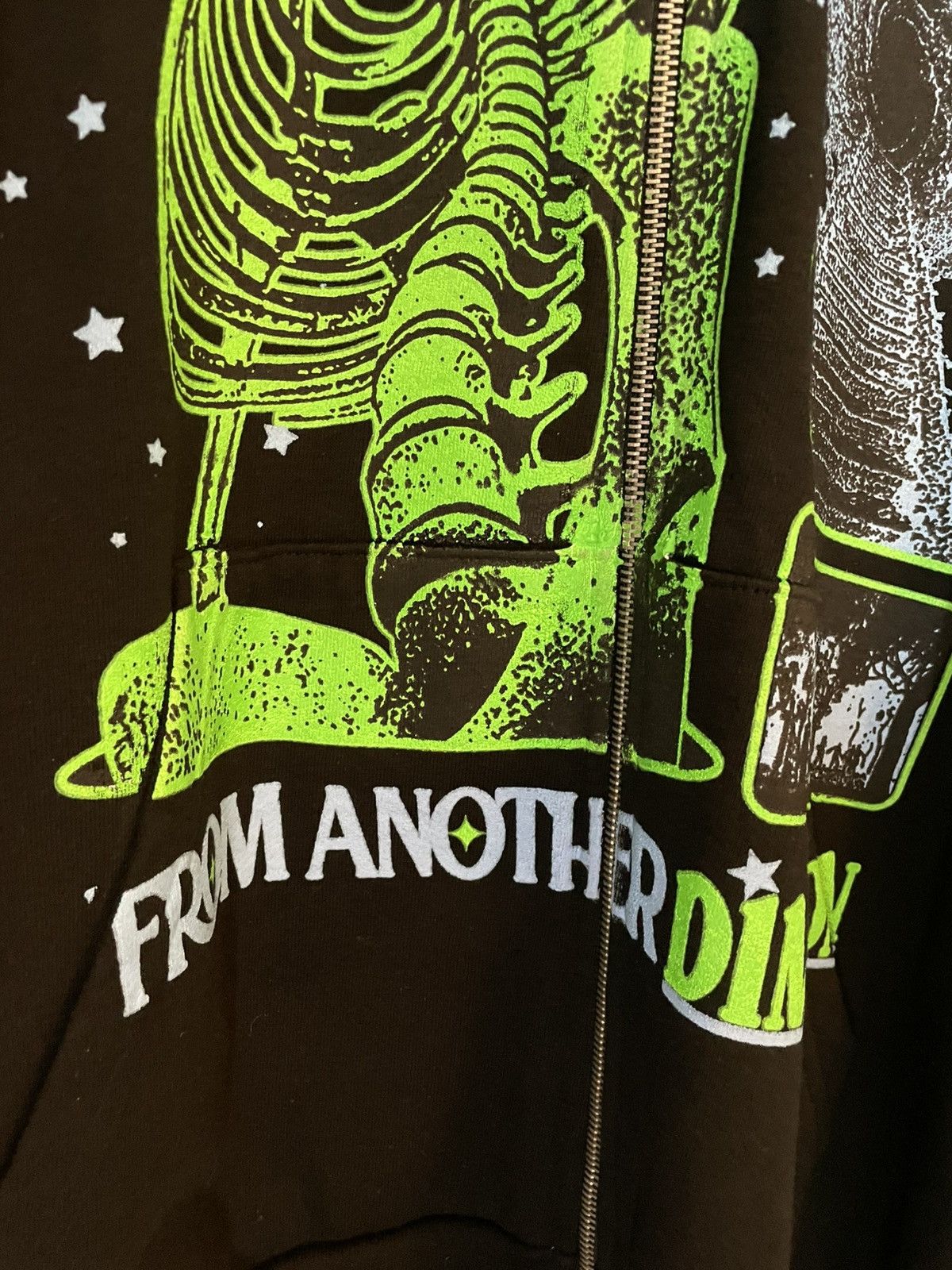 Half Evil Half Evil From Another Dimension Zip Up hoodie black XXL Size US XXL / EU 58 / 5 - 3 Thumbnail