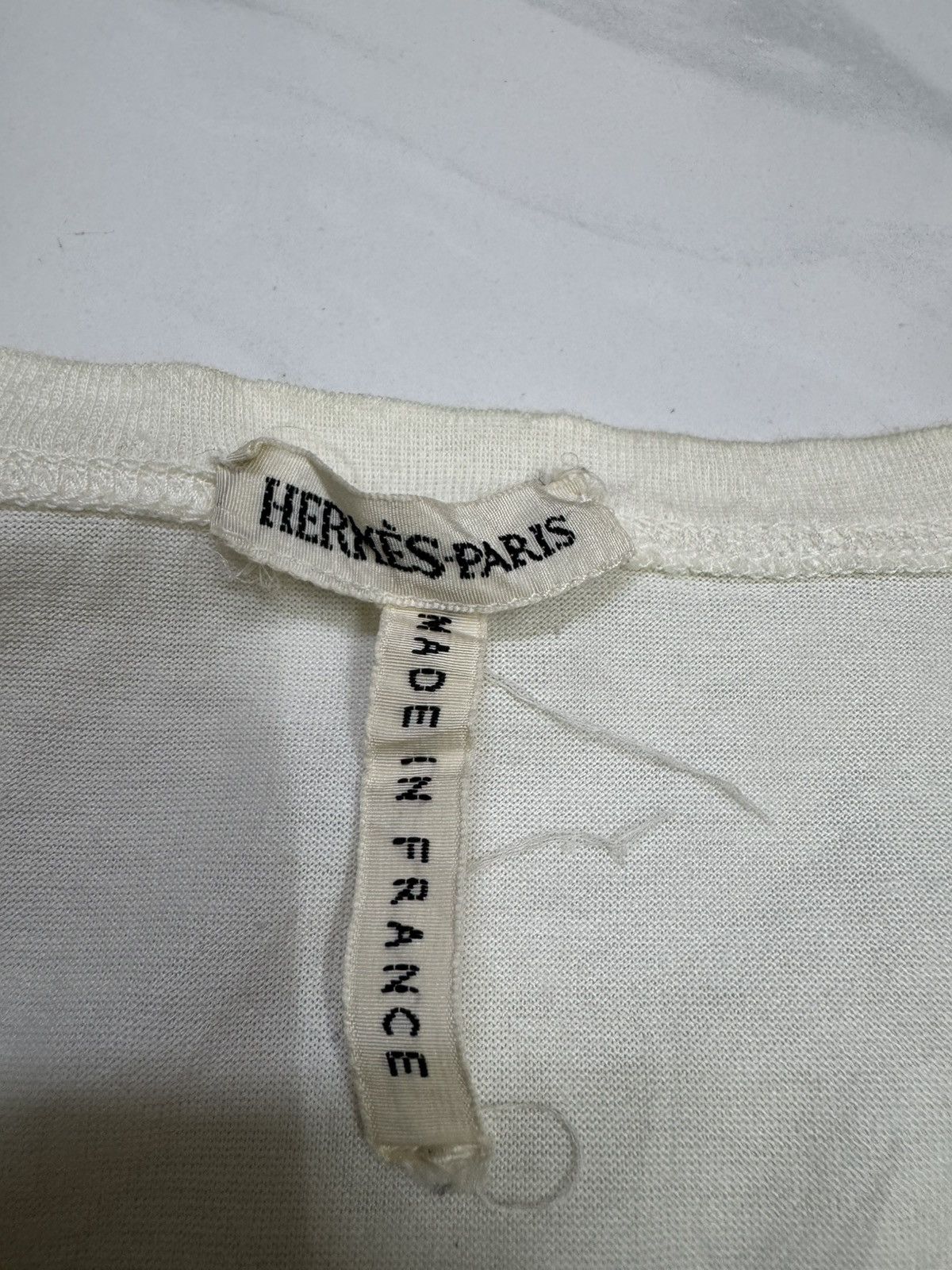 Hermes Vintage Hermès 2009 "L'Échappée Belle" tshirt Size L / US 10 / IT 46 - 10 Thumbnail