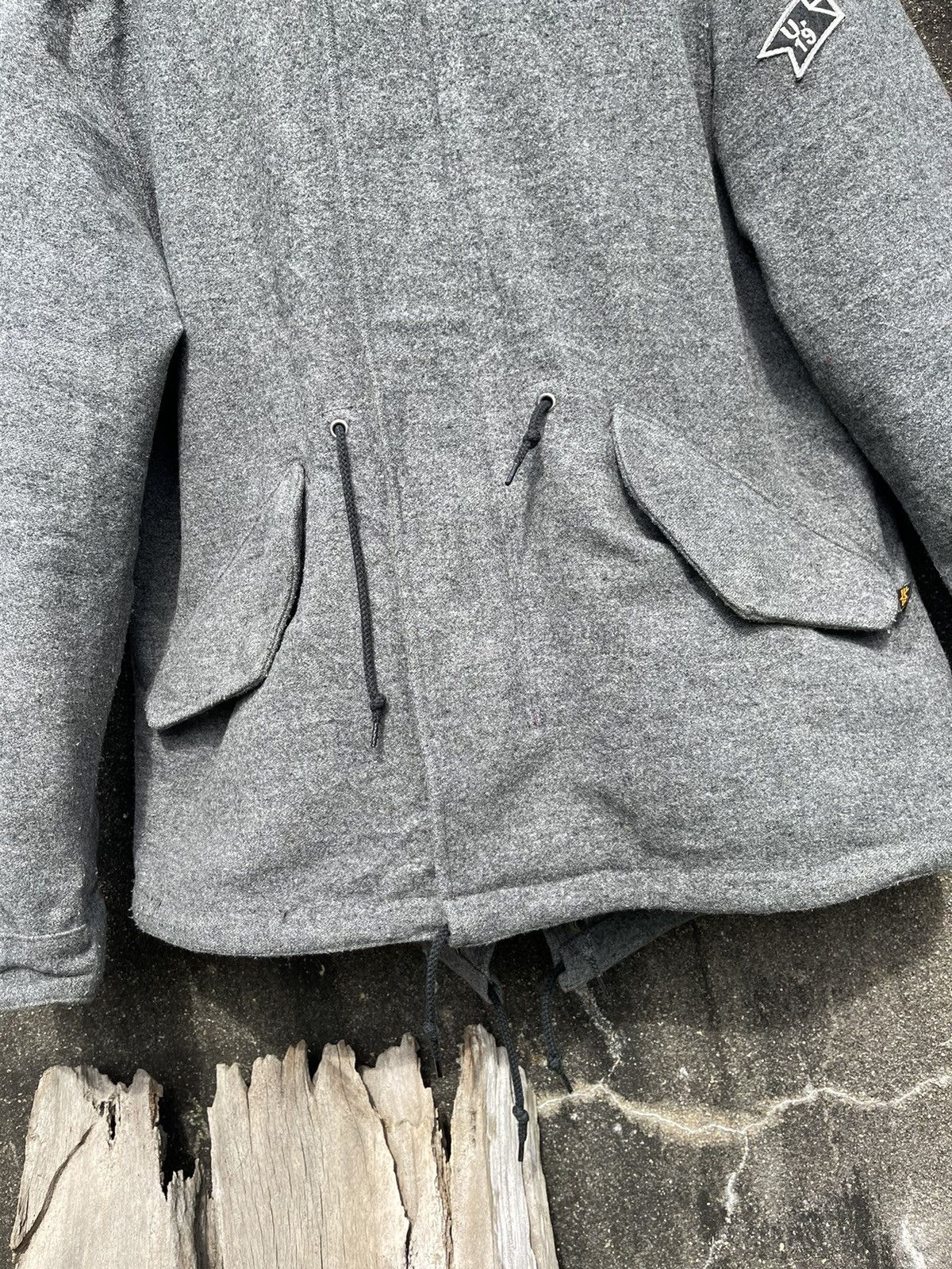 Alpha Industries Vintage Alpha Industries Wool Parka Jacket Alpha Base Patch Size US M / EU 48-50 / 2 - 3 Thumbnail