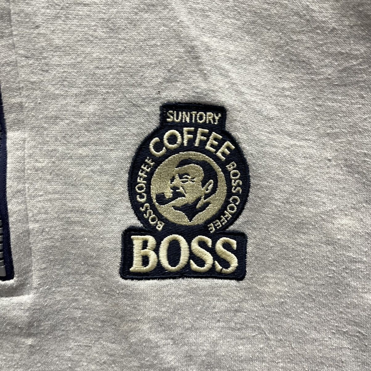 Japanese Brand 2000s Suntory BOSS Half Zip Sweatshirt Japan Size US M / EU 48-50 / 2 - 3 Thumbnail