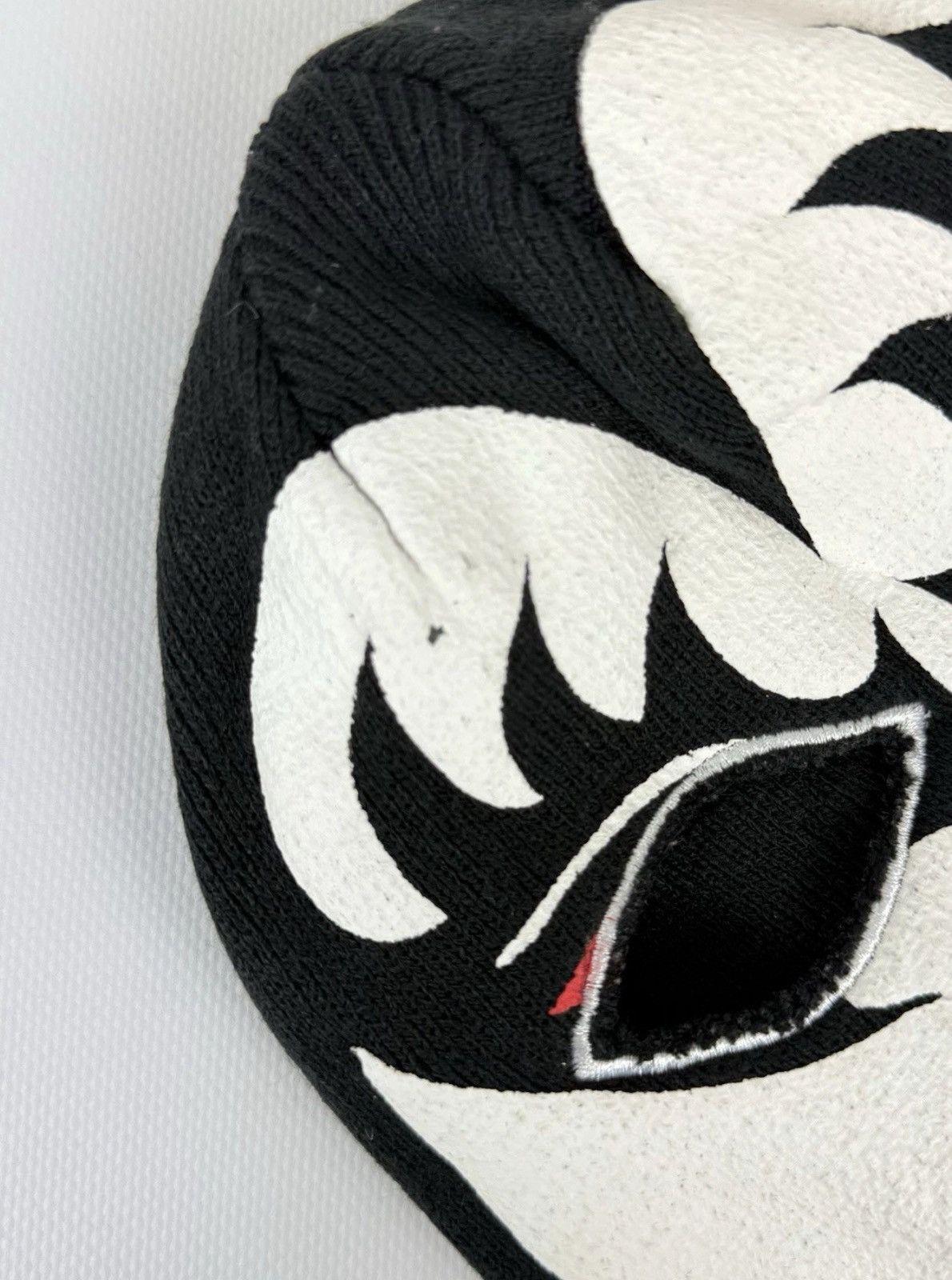 KISS Official Kiss Beanie The Demon German Logo Knit Hat Black Size ONE SIZE - 7 Thumbnail