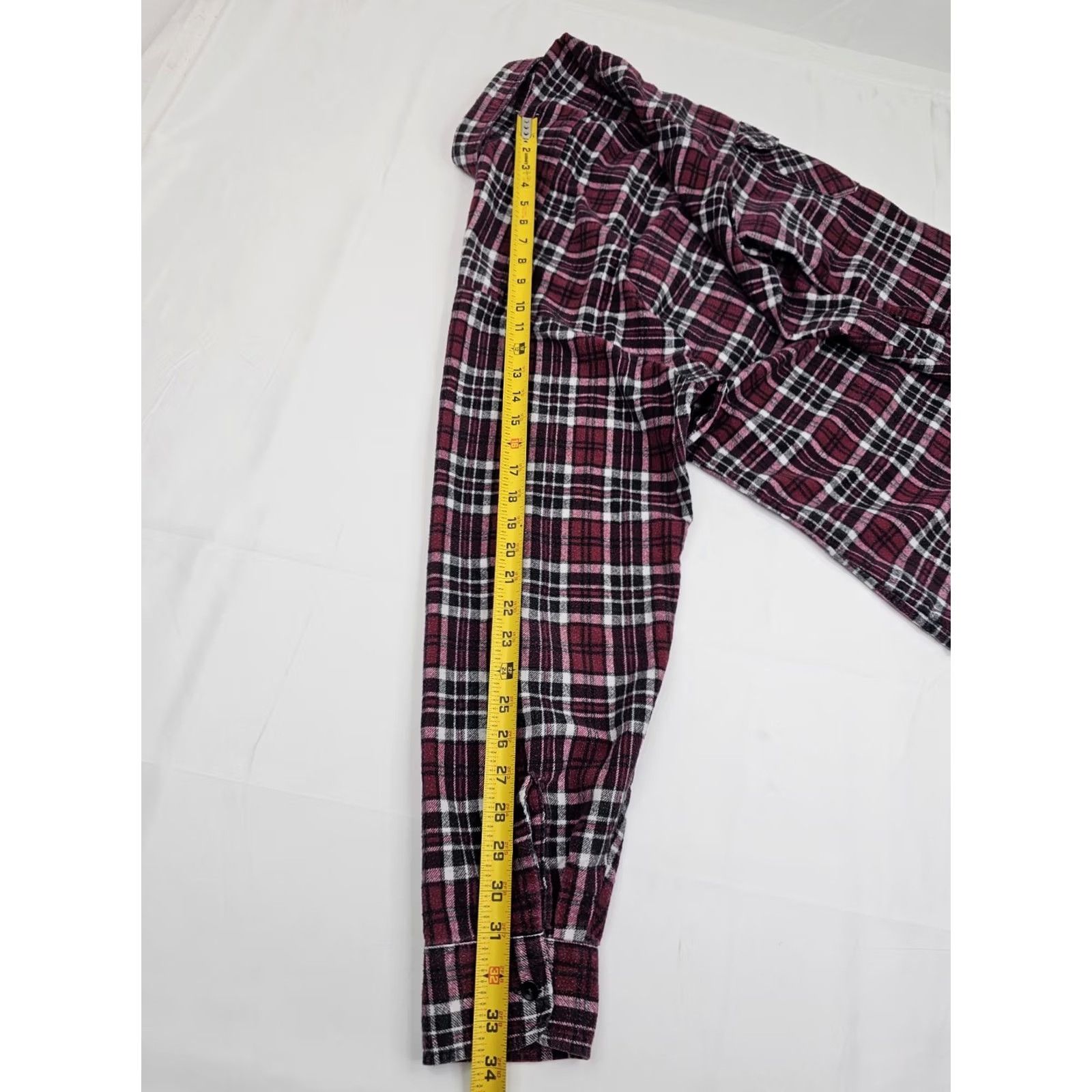 Vintage VTG Fieldmaster Perma Prest Flannel Shirt Men XL – Red Black Plaid Outdoor Size US XL / EU 56 / 4 - 8 Thumbnail