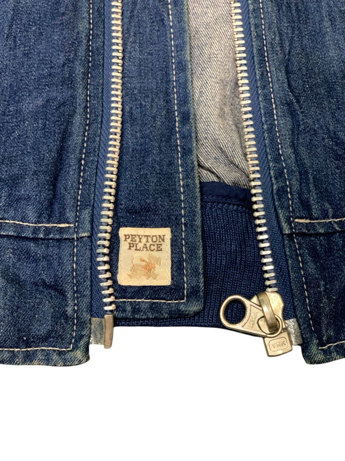 Japanese Brand Rare Design Peyton Place 10th Anniversary Denim Jacket Size XL / US 12-14 / IT 48-50 - 8 Thumbnail