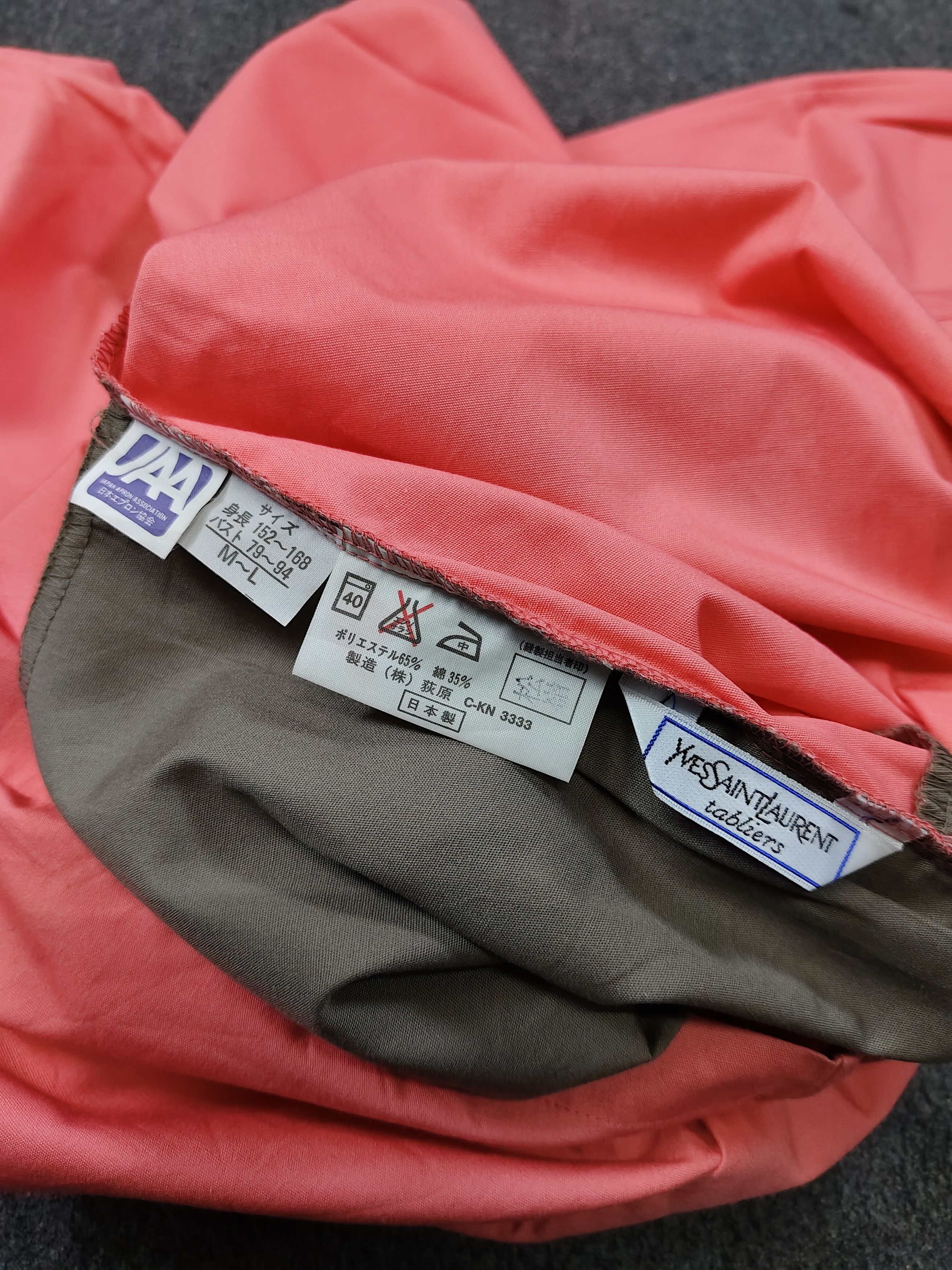 Yves Saint Laurent 80s YSL- Tabliers Archive Oversized Smock Utility Silhouette Size L / US 10 / IT 46 - 7 Thumbnail