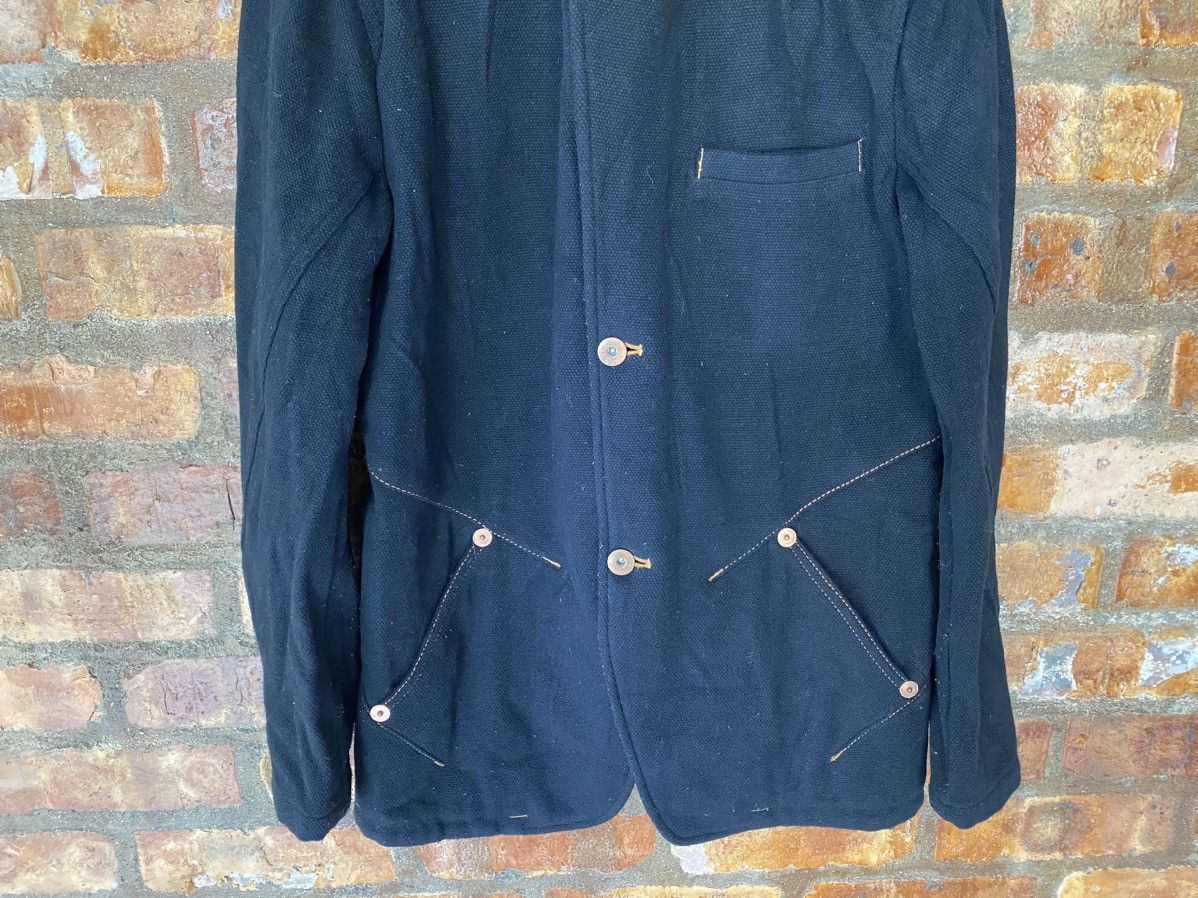 Marithe + Francois Girbaud Vtg MFG Gold Contra Stitch wool Jacket Size US M / EU 48-50 / 2 - 5 Thumbnail