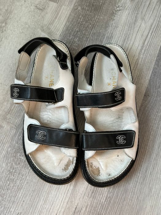 Chanel Chanel Birkenstock dad sandals sz 42 rare