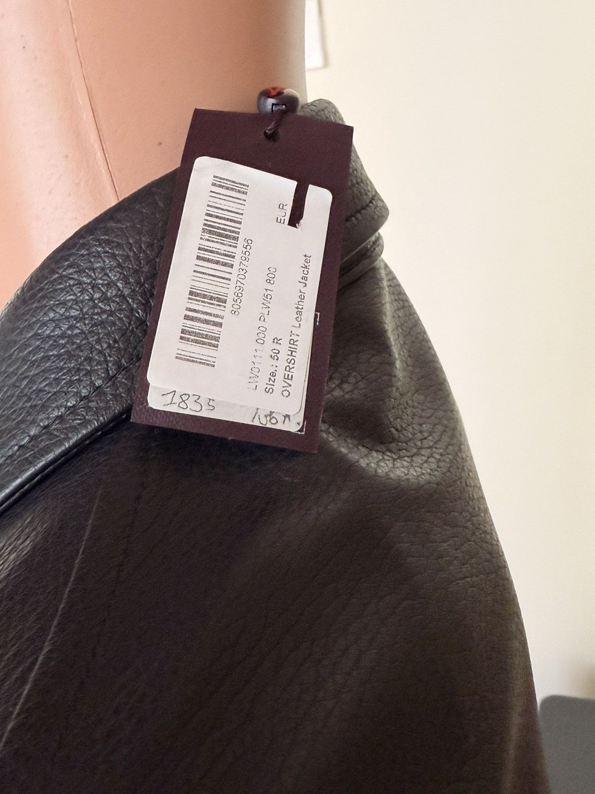 Isaia Napolii New ISAIA NAPOLI Men Deerskin Leather Shirt Jacket Overshirt Size US M / EU 48-50 / 2 - 10 Thumbnail