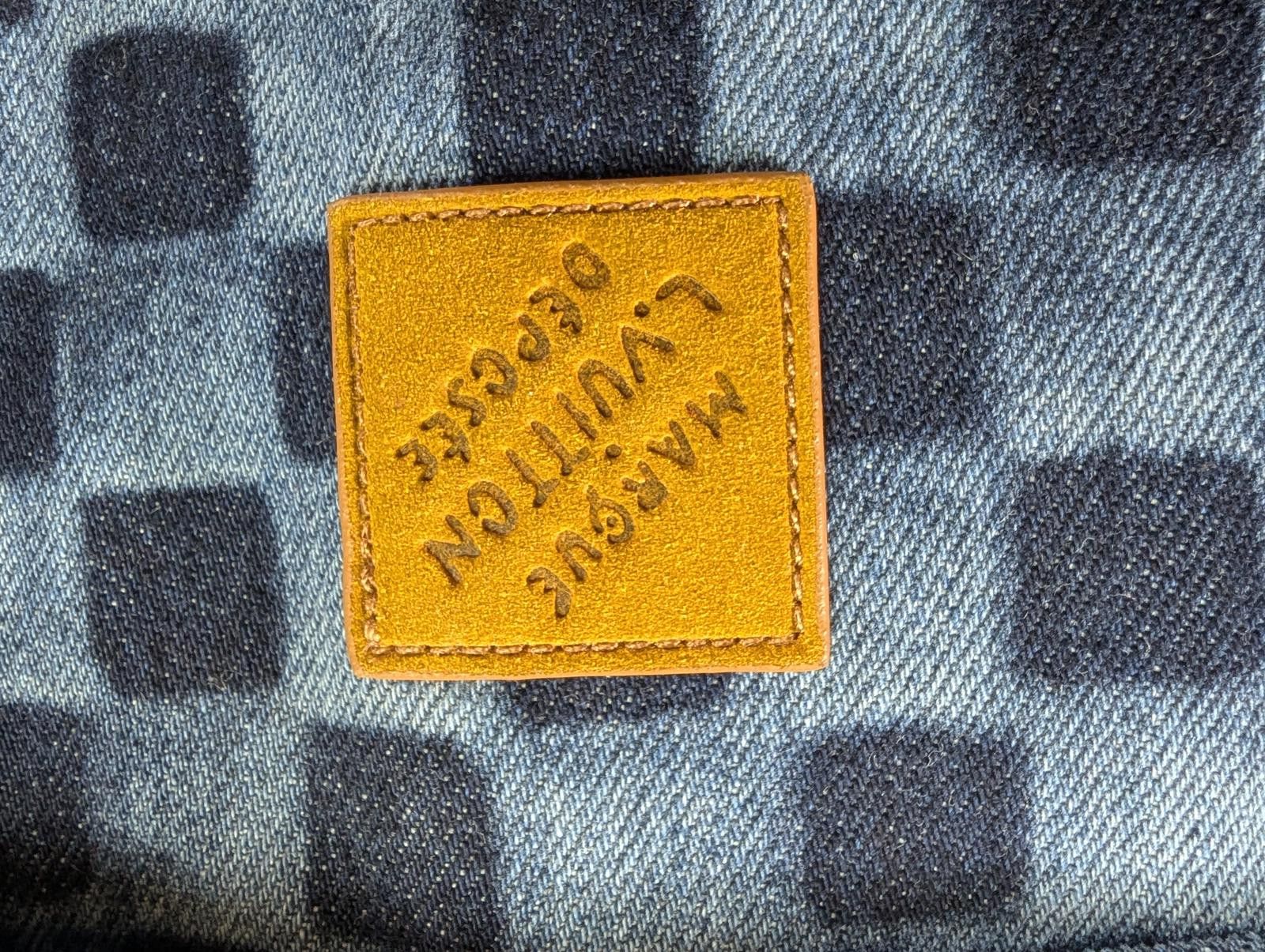 Louis Vuitton Louis Vuitton Damier Denim Baseball Shirt in Blue Size US XL / EU 56 / 4 - 9 Thumbnail