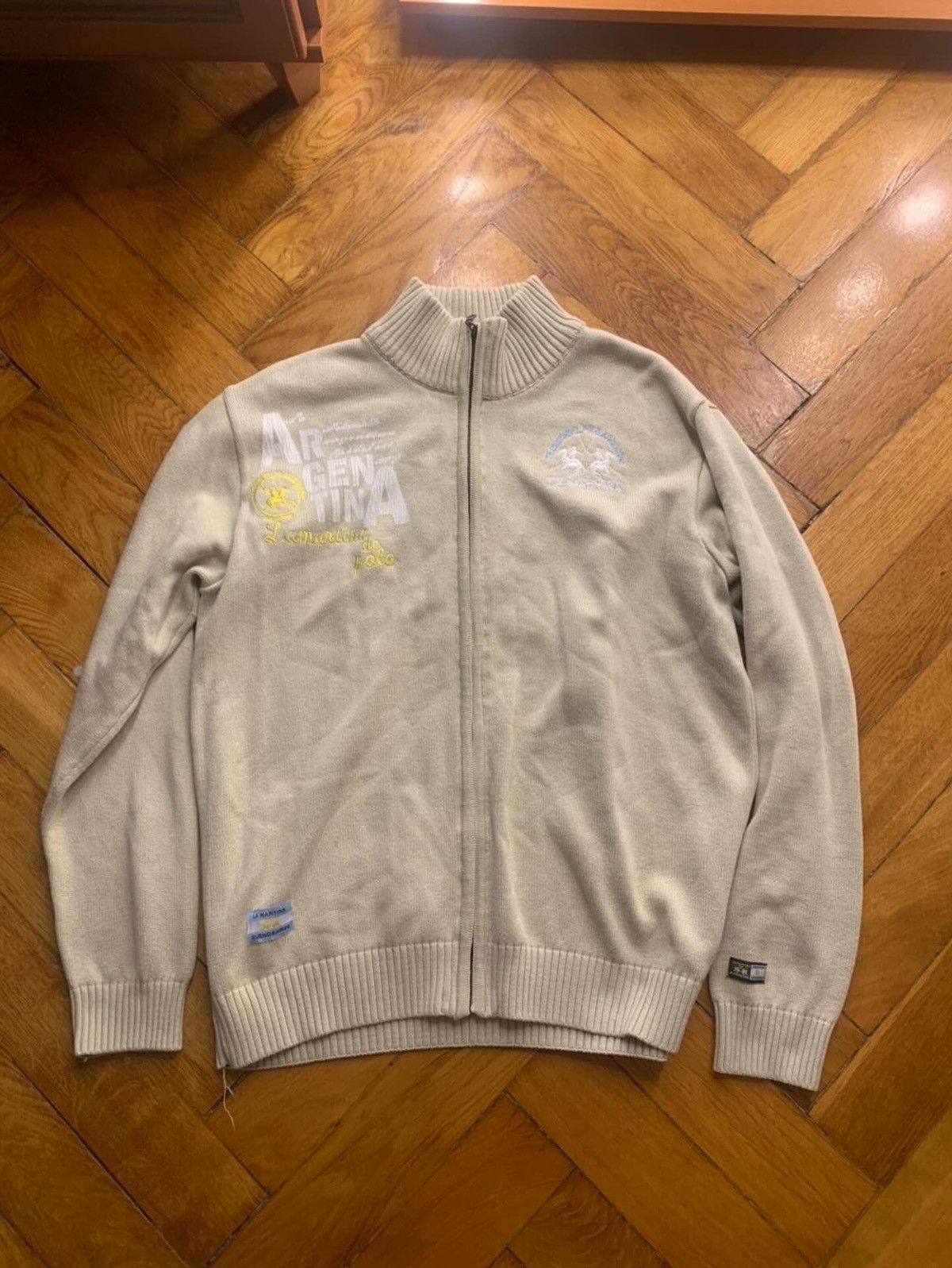 Japanese Brand × La Martina × Vintage vintage sweater by la martinа argentina Size US XL / EU 56 / 4 - 1 Thumbnail