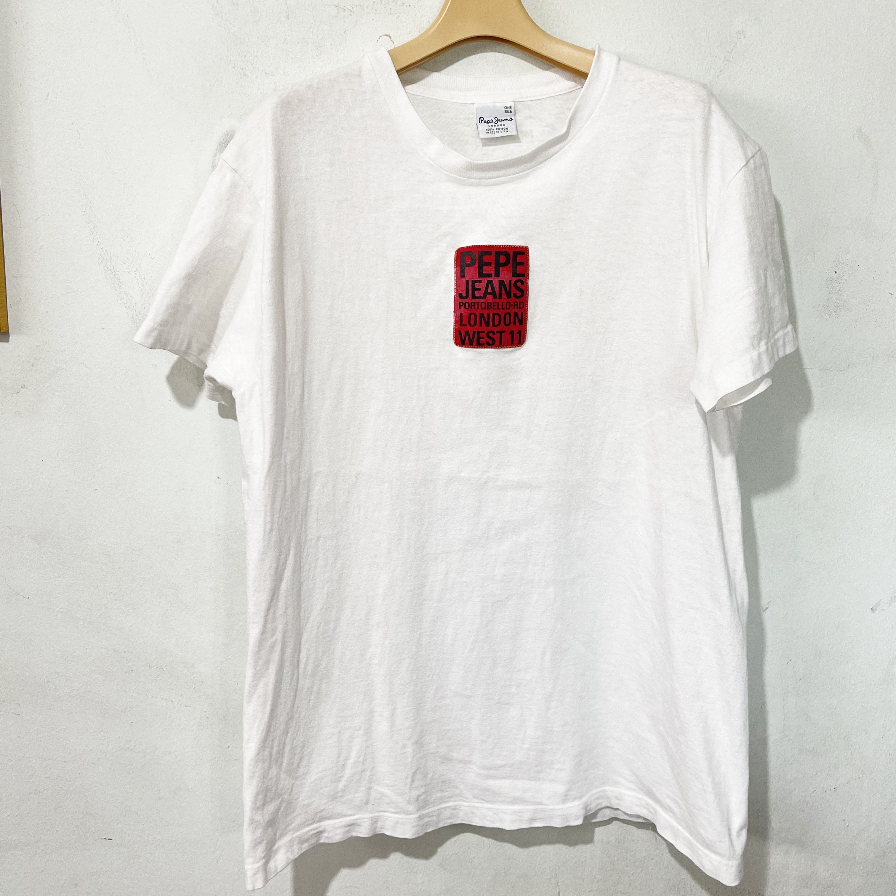 Pepe Jeans Vintage 90s Pepe Jeans London T-Shirt Size US M / EU 48-50 / 2 - 1 Thumbnail