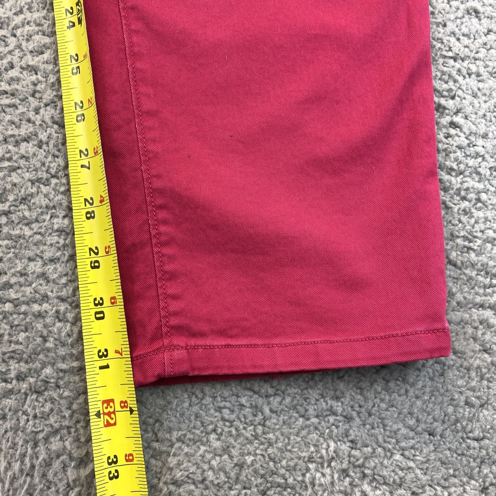 Ann Taylor Ann Taylor Loft Jeans Women Sz 32/14 Modern Straight Fit Stretch Denim Hot Pink 90s Style Size 24" / US 00 / IT 34 - 7 Thumbnail