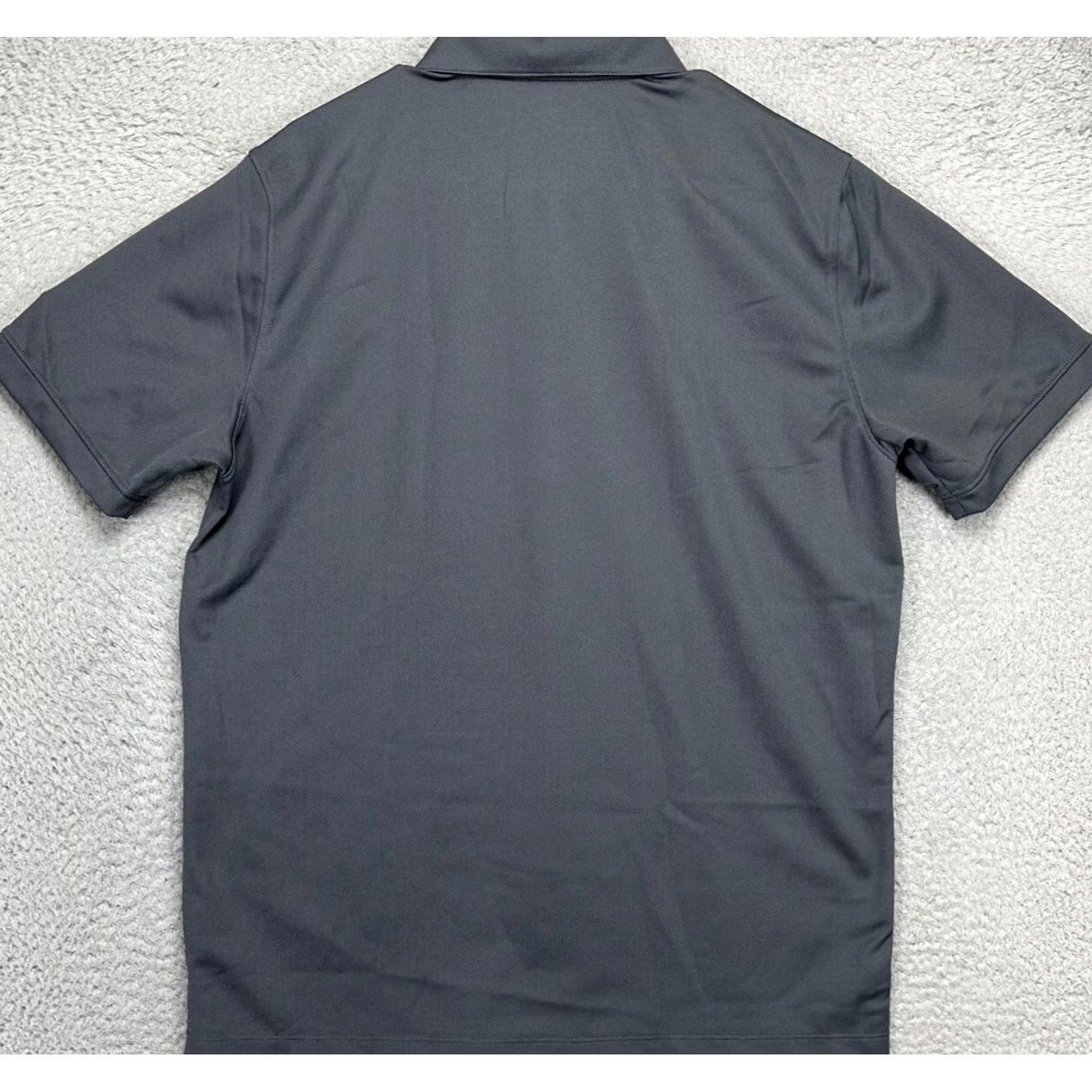 Nike Nike Golf Shirt Adult Large Dri-Fit Grey Polo Athletic Short Sleeve Mens Rugby Size US L / EU 52-54 / 3 - 3 Thumbnail