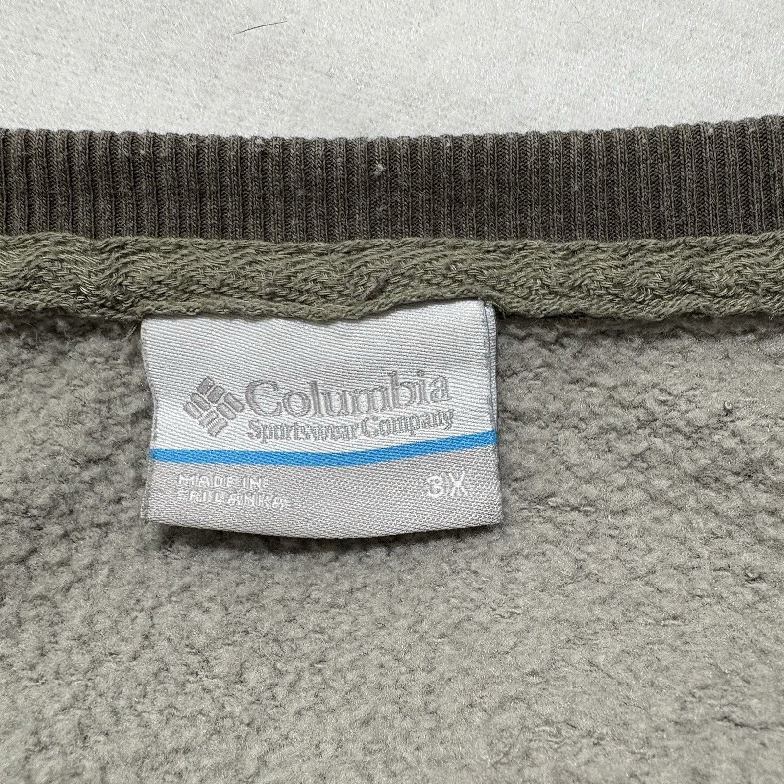 Columbia Columbia 3X Crewneck Sweatshirt Fleece Lined Camo Pullover Size 3XL / US 20-22 - 3 Thumbnail