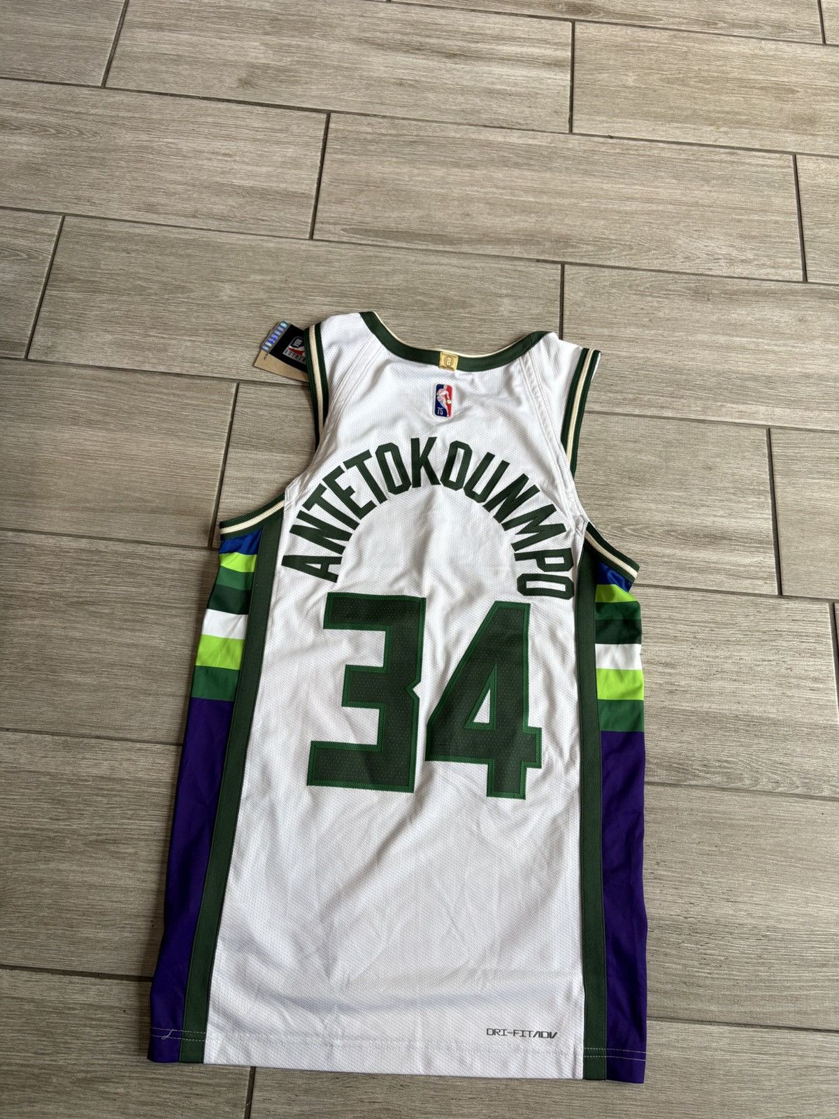 Nike Giannis Antetokounmpo Nike Milwaukee Bucks 75th Size 40/S Size US S / EU 44-46 / 1 - 8 Thumbnail