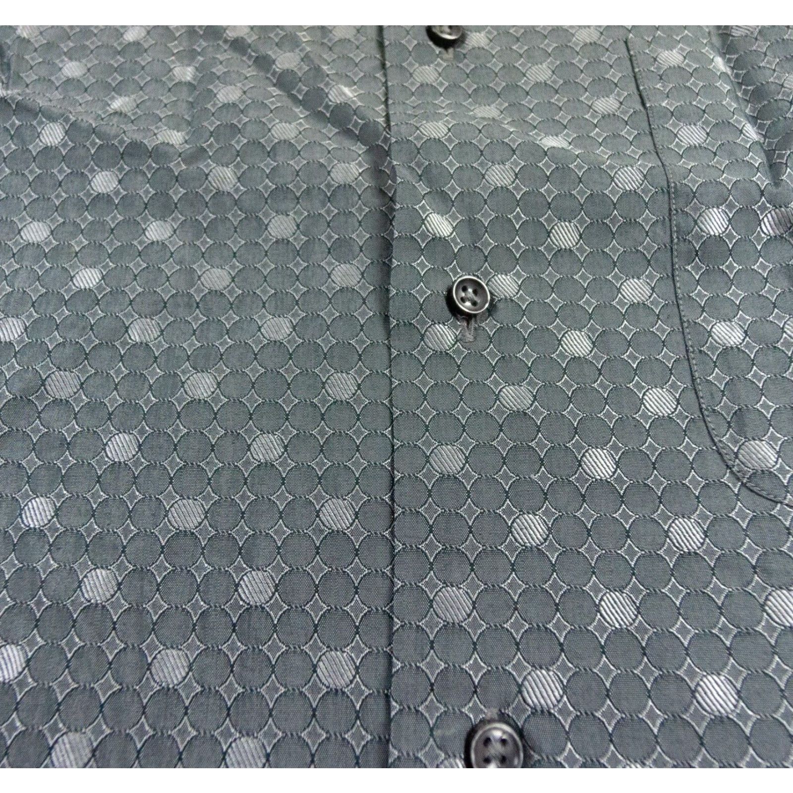 Zanella Zanella Button Up Shirt Mens XL Gray Long Sleeve Collared Preppy Workwear Size US XL / EU 56 / 4 - 4 Thumbnail