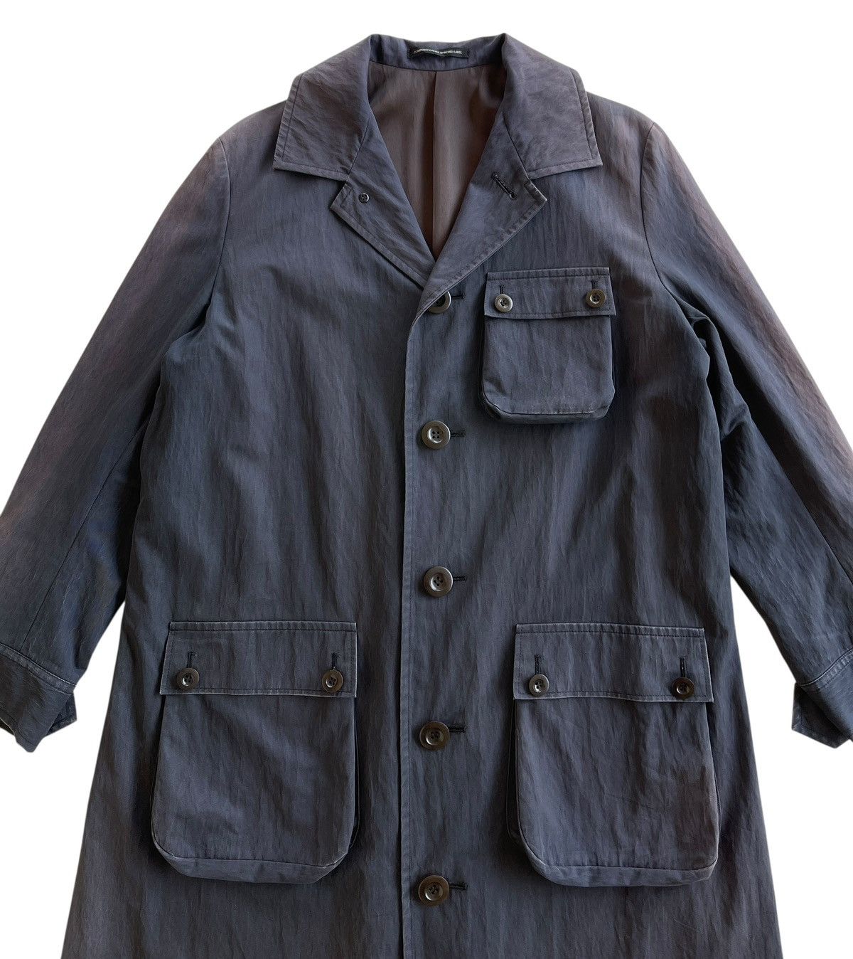 Yohji Yamamoto 1995 S/S Yohji Yamamoto Avantgarde Trench Coat Size US M / EU 48-50 / 2 - 5 Thumbnail