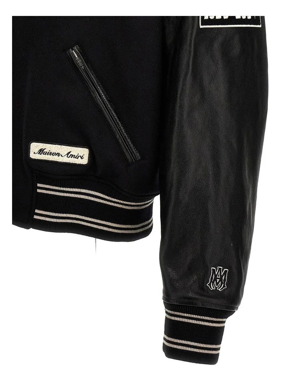 Amiri o1mle0725 Oversized Eagle Varsity Jacket in Black Size US M / EU 48-50 / 2 - 4 Thumbnail