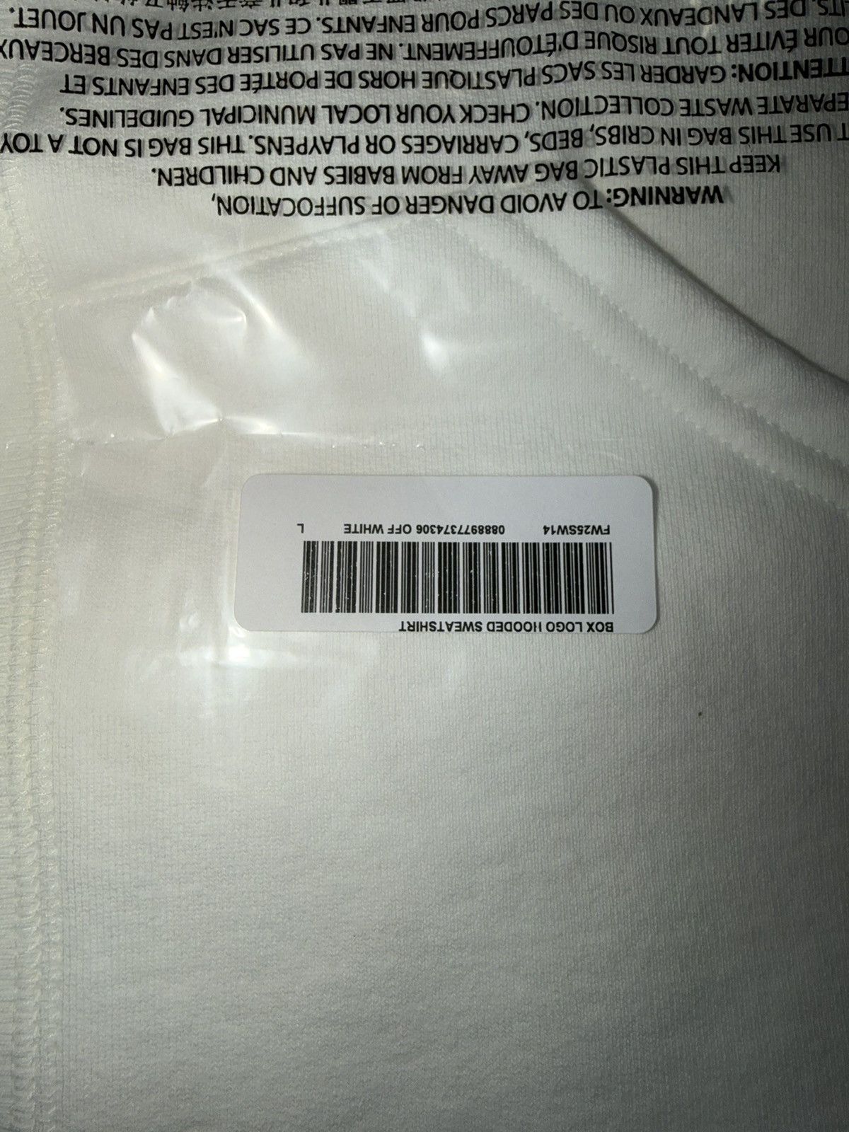 Supreme SUPREME BOX LOGO HOODED SWEATSHIRT WHITE PINK FW25 LARGE Size US L / EU 52-54 / 3 - 2 Thumbnail