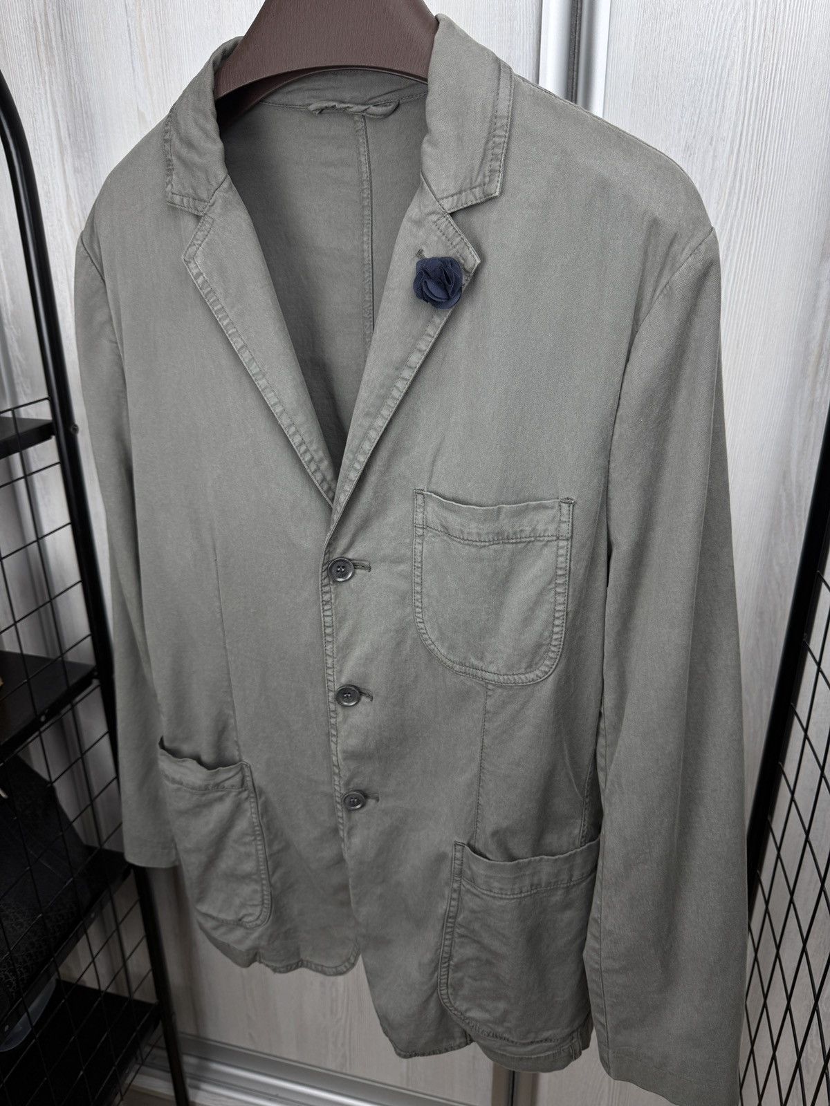 Aspesi Aspesi Samuraki COTTON AND LYOCELL TWILL BLAZER RRP 490$ Size 40R - 5 Thumbnail