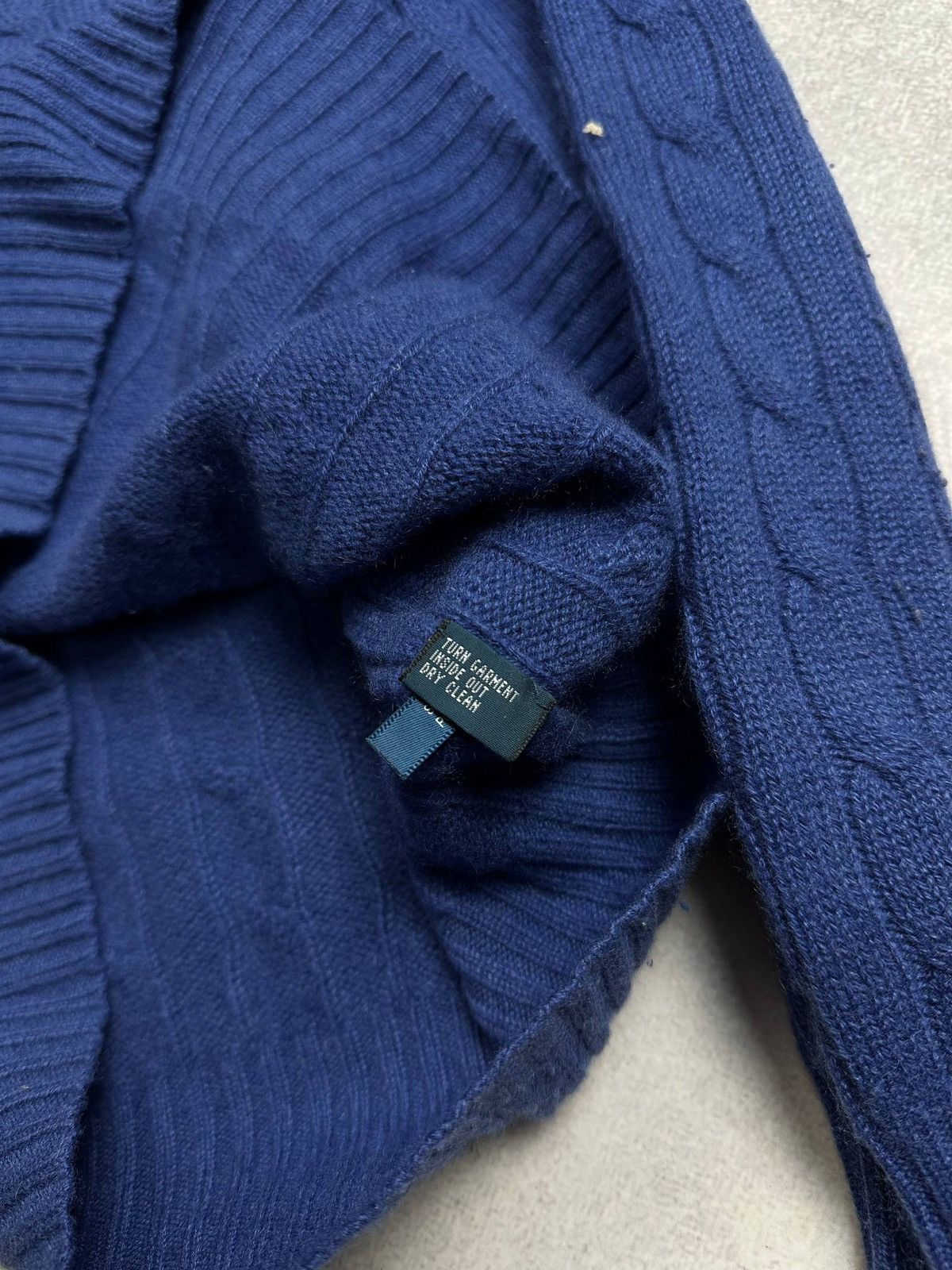 Polo Ralph Lauren Vintage Polo Ralph Lauren RRL Cable Knit Mens Sweater Rare S Size US S / EU 44-46 / 1 - 4 Thumbnail