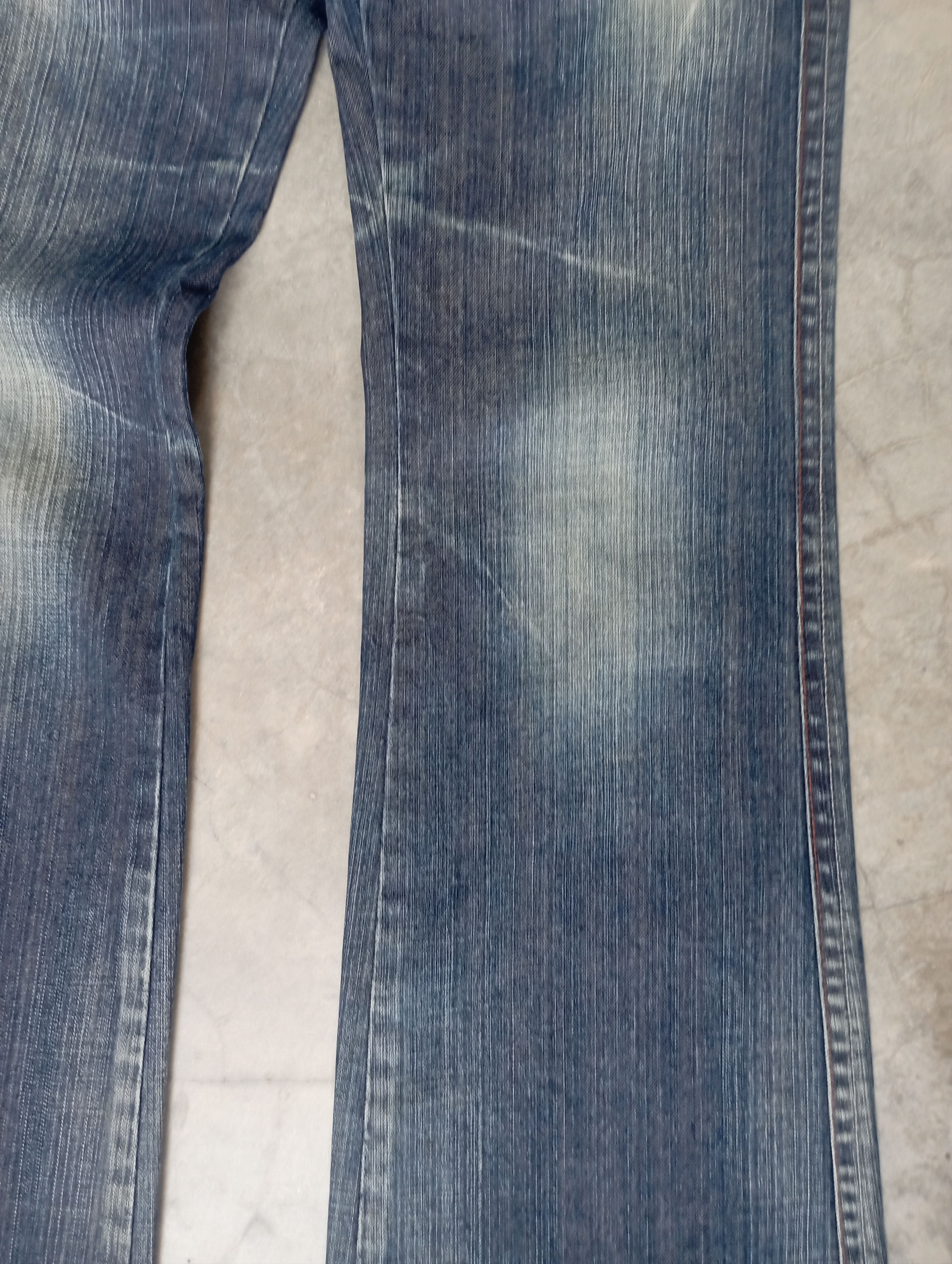 Tornado Mart Super Flare Jeans Made In Japan Mud Rusty LowRise Et Boite Size US 29 - 4 Thumbnail
