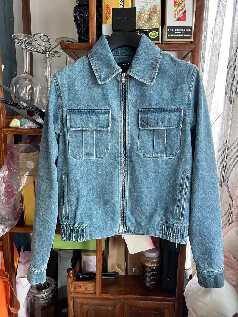 Amiri Amiri double pocket button denim jacket Size US S / EU 44-46 / 1 - 1 Thumbnail