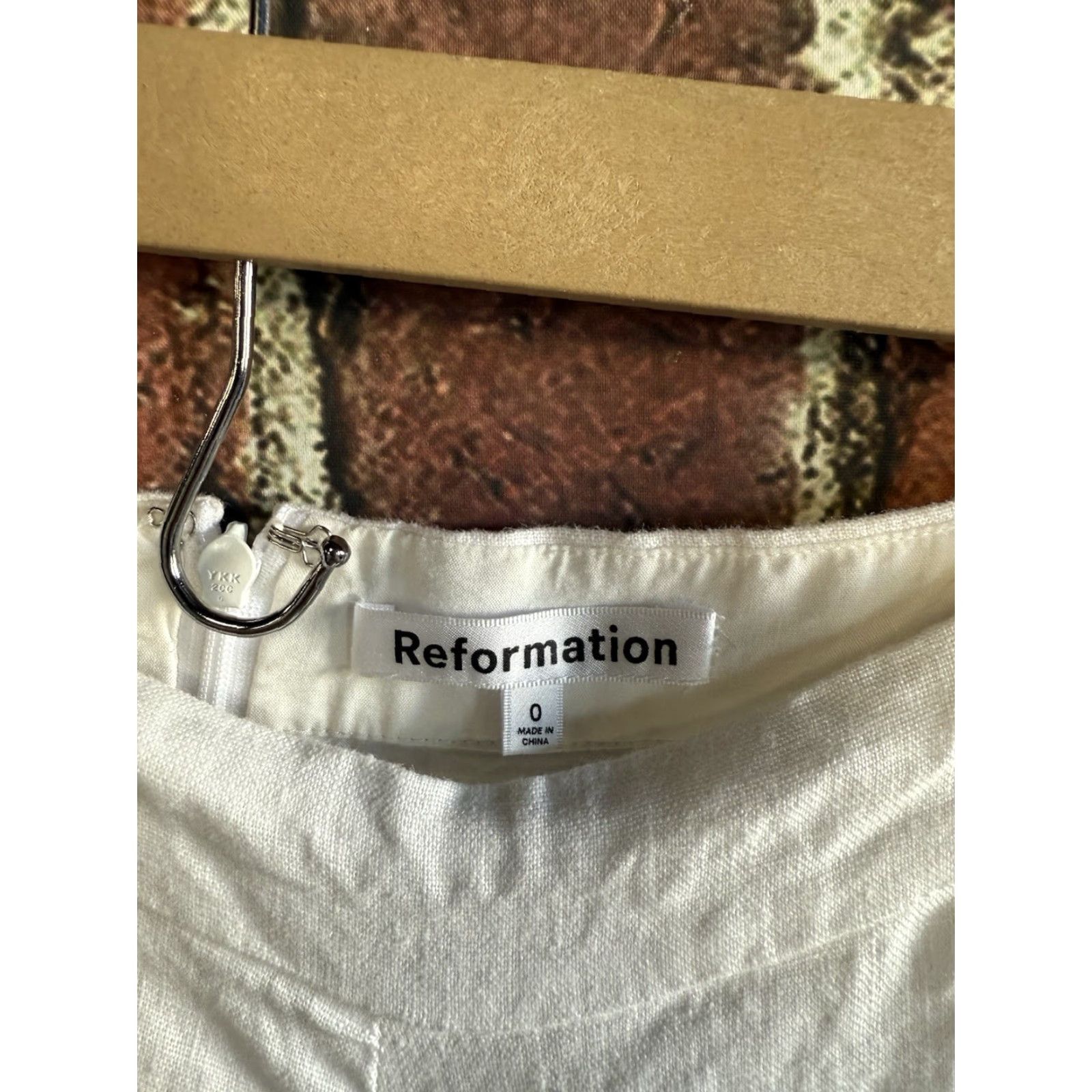 Reformation Reformation Linen Maxi Skirt Womens 0 White Size 25" / US 0 / IT 36 - 3 Thumbnail