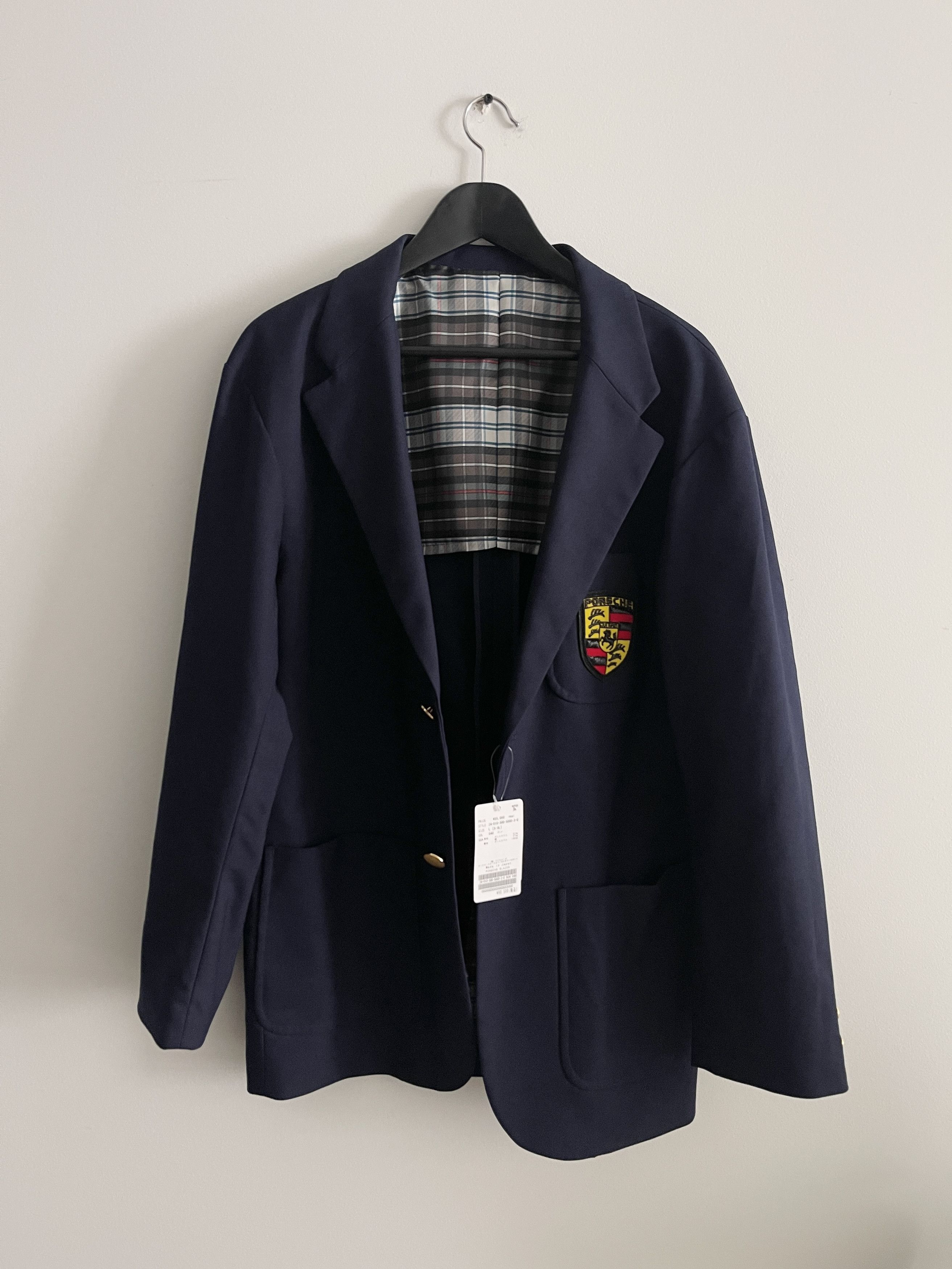 Japanese Brand SUPER RARE! PORSCHE × POGGY 911 Japan Exclusive Blazer Size 42R - 5 Thumbnail
