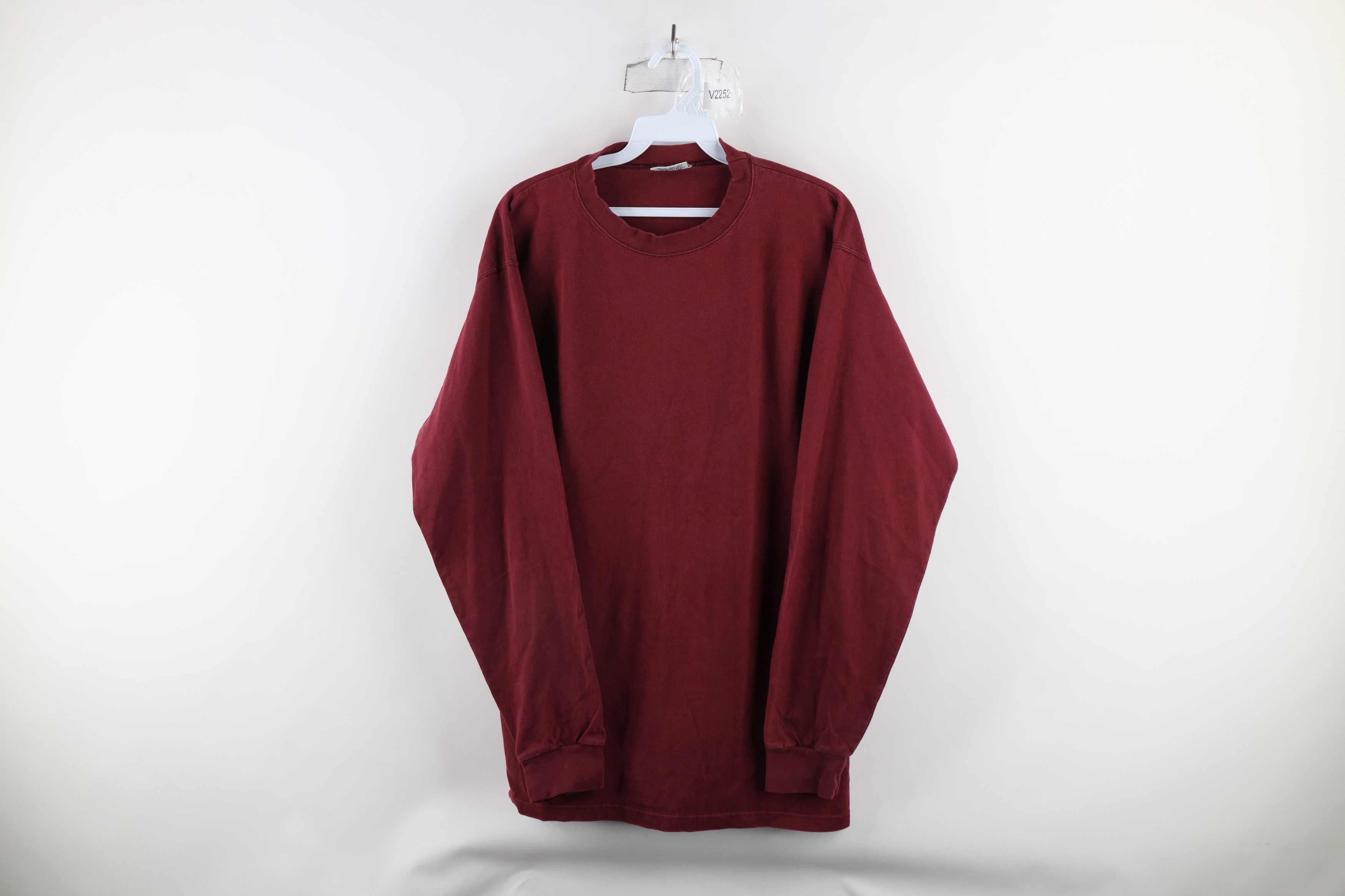 Vintage Vintage 90s Streetwear Heavyweight Long Sleeve T-Shirt USA Size US M / EU 48-50 / 2 - 1 Thumbnail