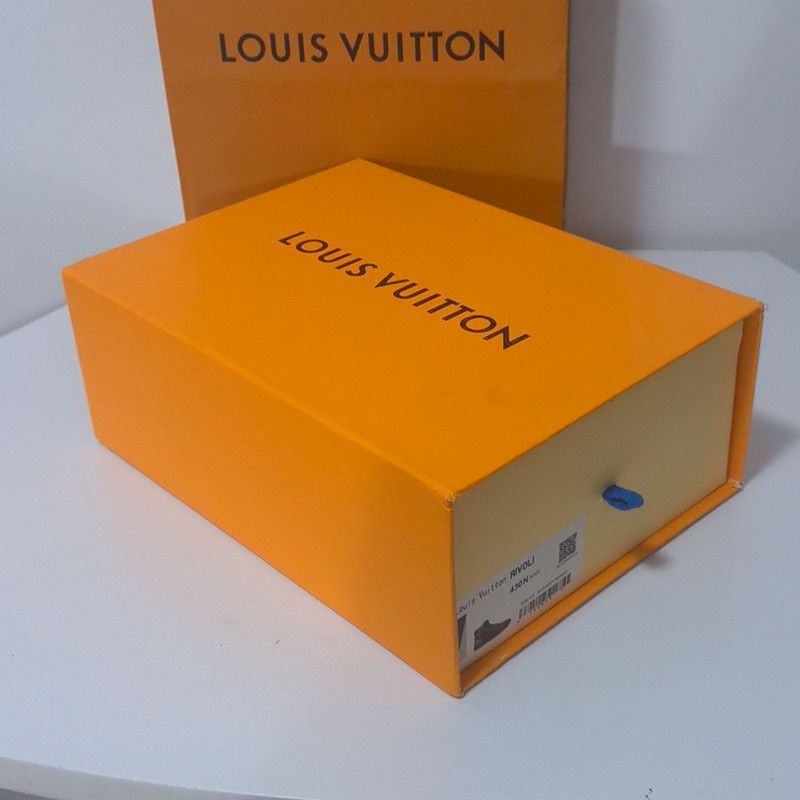 Louis Vuitton Louis Vuitton Rivoli Black Calfskin Sneakers - Size US 8.5 / EU 41-42 - 5 Thumbnail
