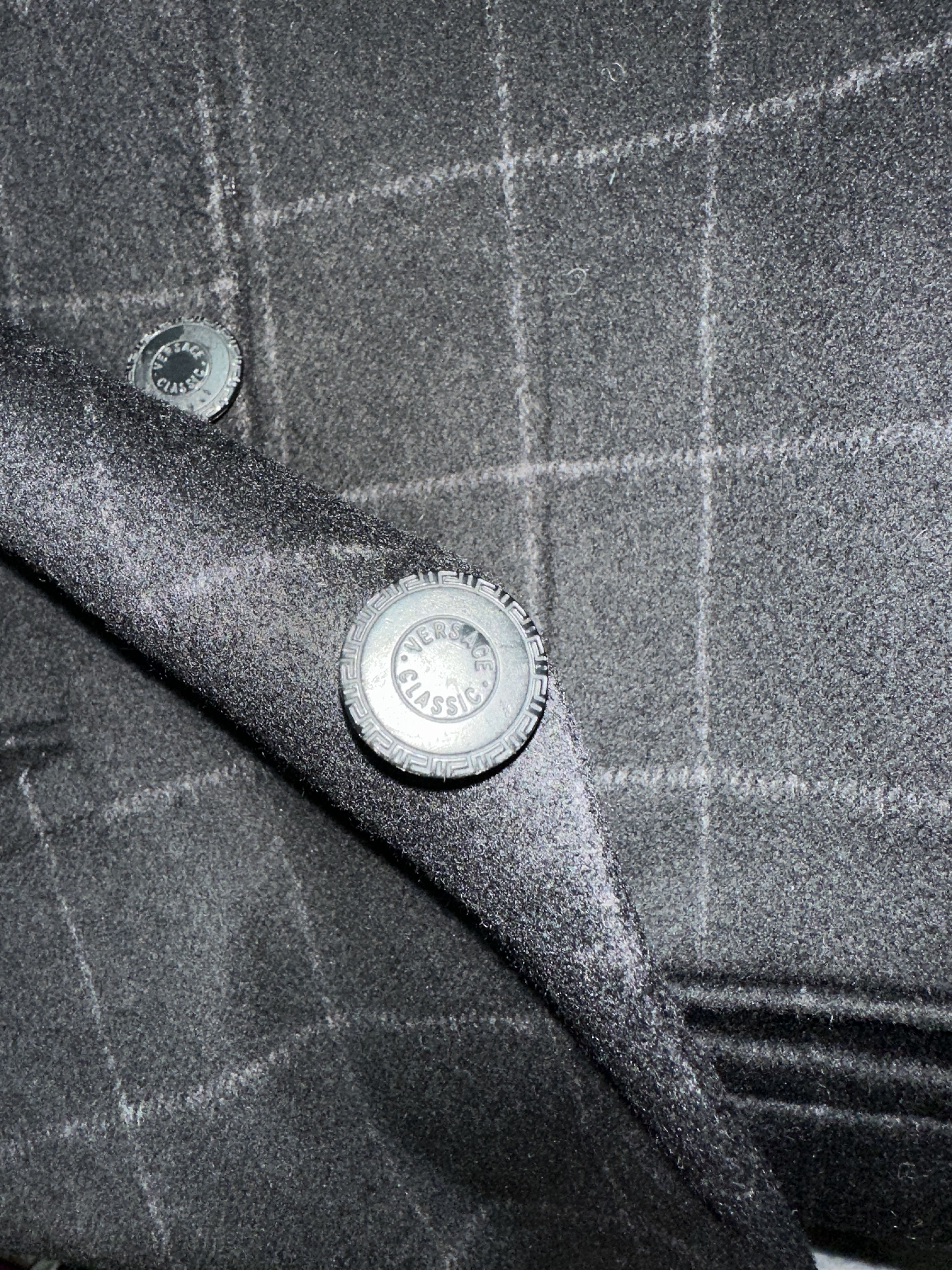 Versace Versace Classic V2 Wool Cashmere 3 Button Blazer 50 8R Size 50R - 14 Thumbnail