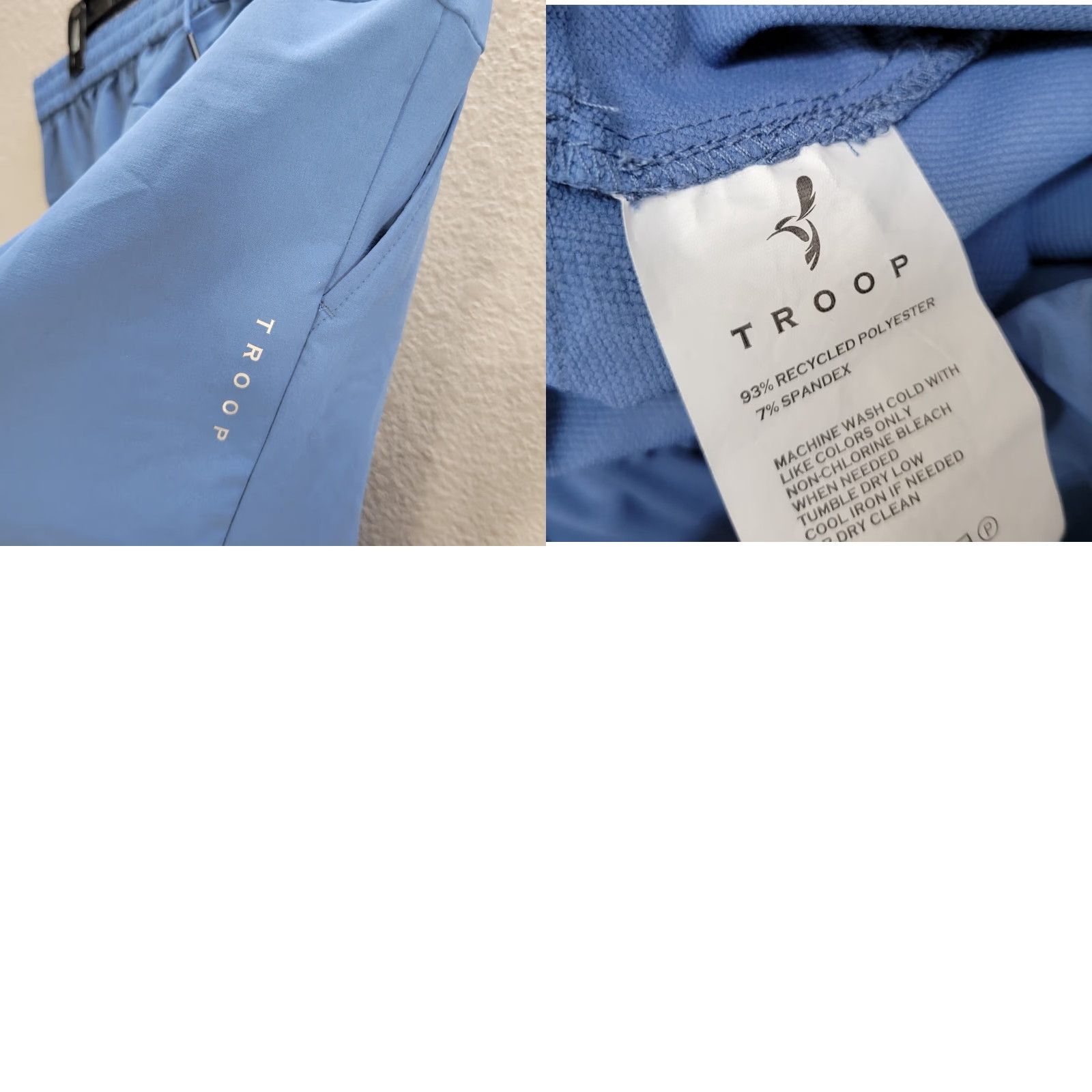 Vintage Women's Troop Blue Jogger Pants Elastic Waist Pockets Tapered XL Size XS? Size 40" / US 18 - 8 Thumbnail