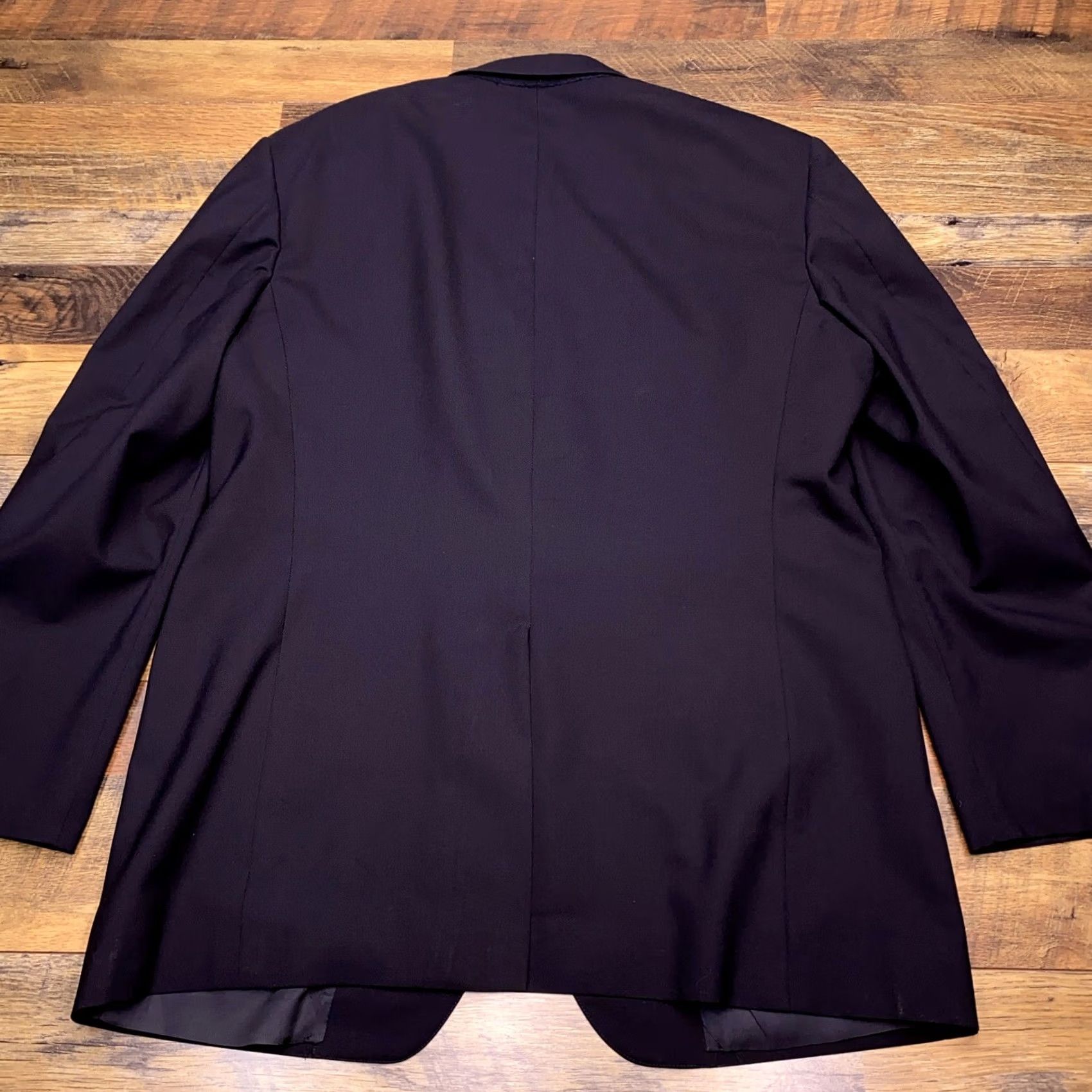 Brooks Brothers Brooks Brothers BrooksEase Suit Jacket 42R Wool Navy Blazer Men Regular Blue Solid 2-Button Notch Lapel Single-Breasted USA Vintage N/A Size 42R - 2 Thumbnail