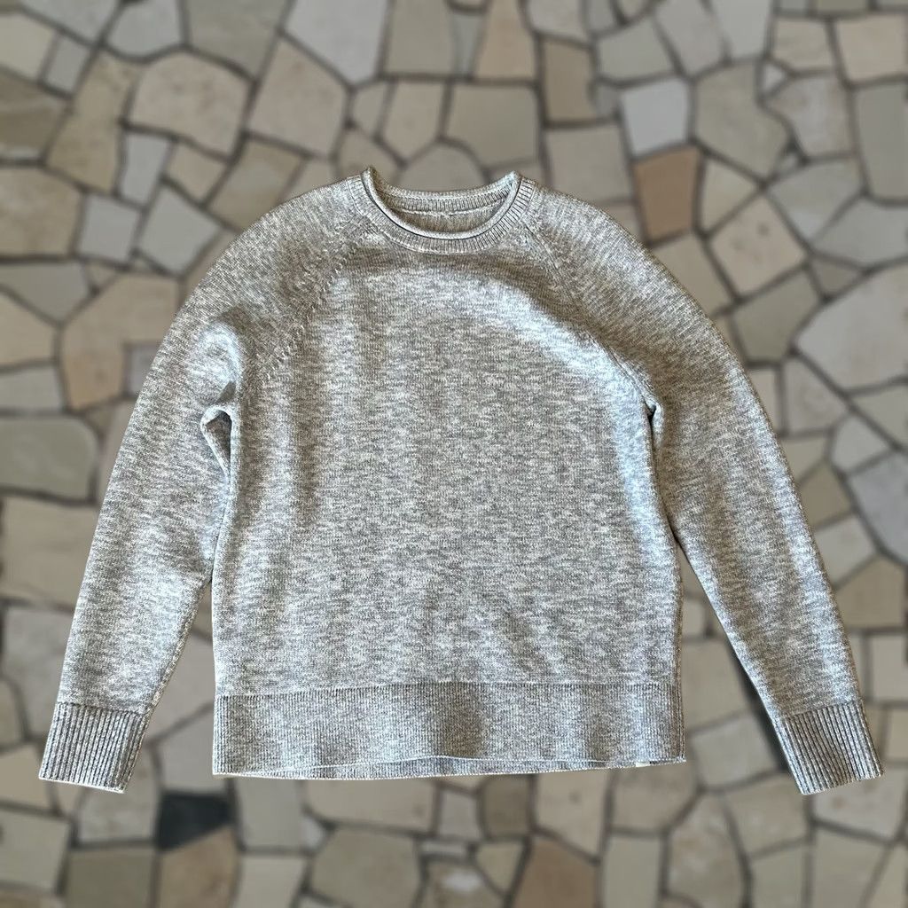 Lululemon VINTAGE Lululemon Boxy Cotton-Blend Sweater Women’s M Blue Logo Knit Long Sleeve Pullover All Seasons Casual/Athleisure Womens Size M / US 6-8 / IT 42-44 - 1 Thumbnail