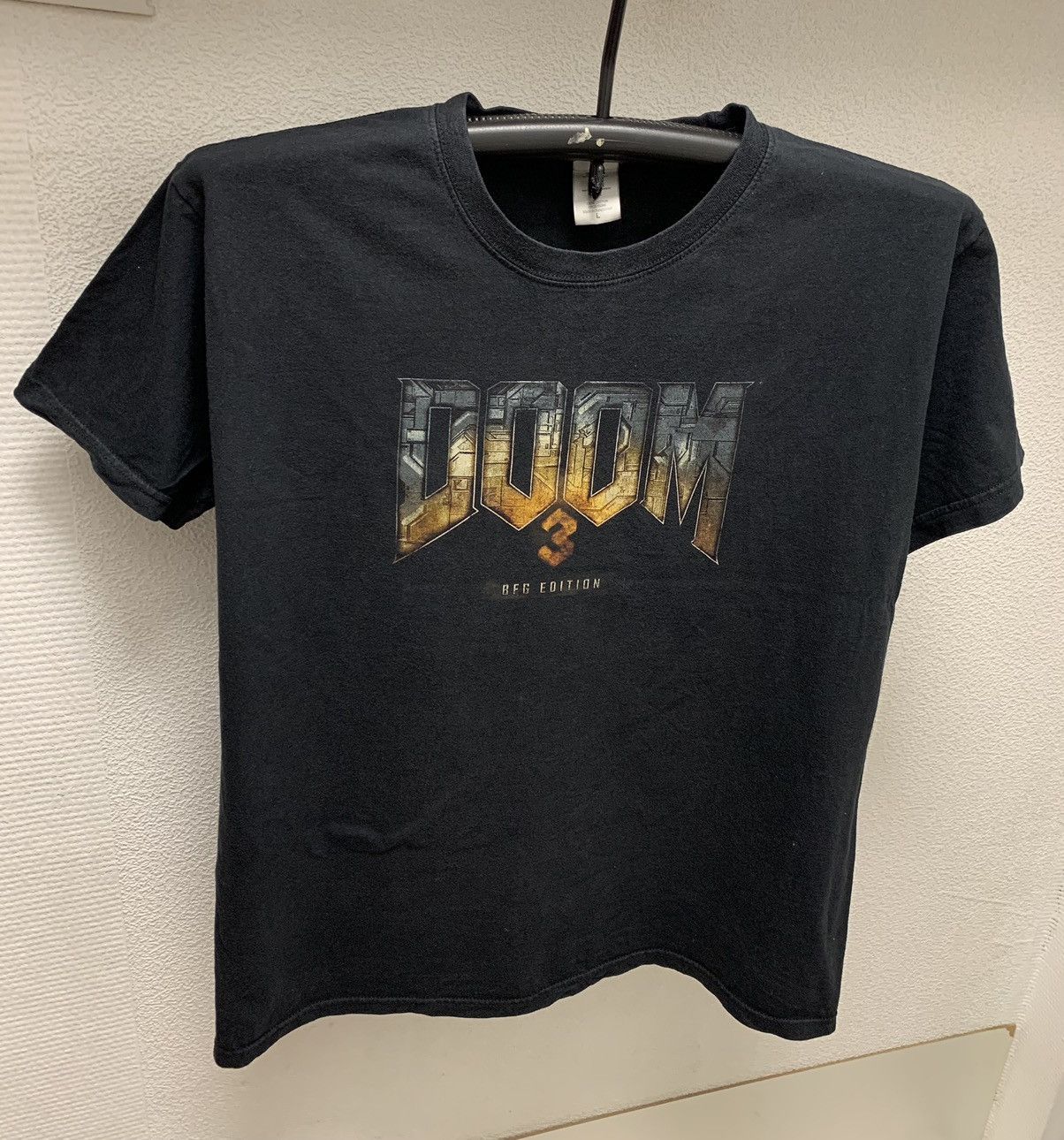 The Game Doom 3 BFG edition vintage PlayStation black t-shirt L Size US L / EU 52-54 / 3 - 1 Thumbnail