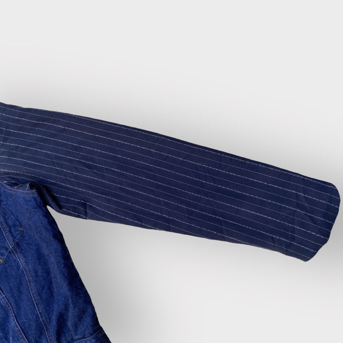 Jean Paul Gaultier JPG Contrast Sleeves And Collar Denim Trucker Size US M / EU 48-50 / 2 - 2 Thumbnail