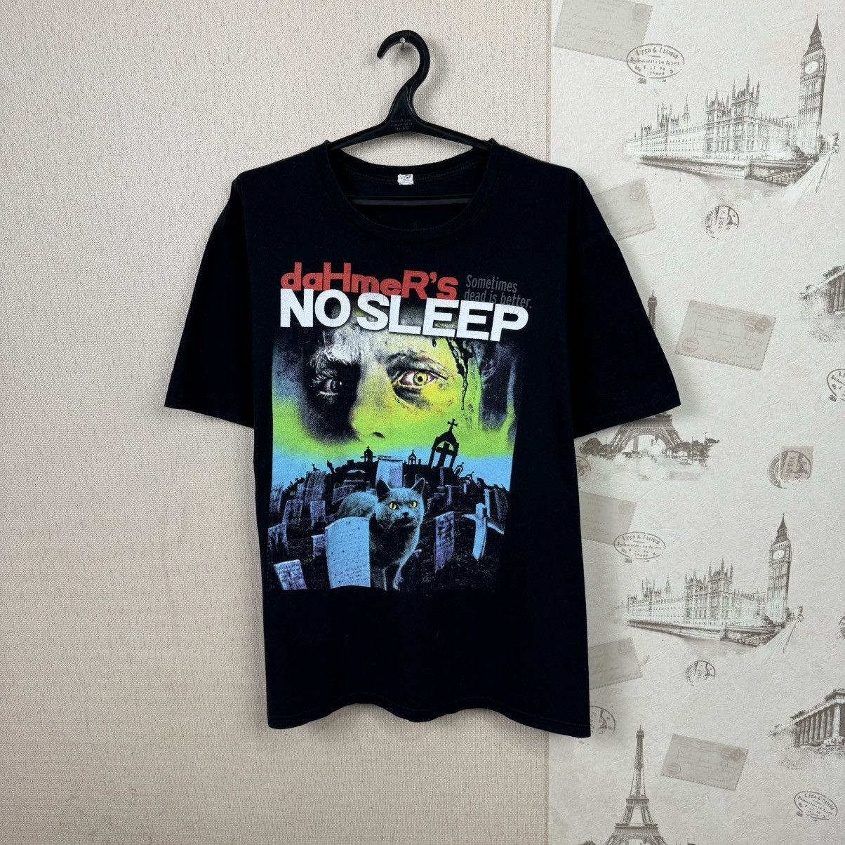 Other Dahmers No Sleep T shirt Graphic Print Recodrs Movie XL Size US XL / EU 56 / 4 - 1 Thumbnail