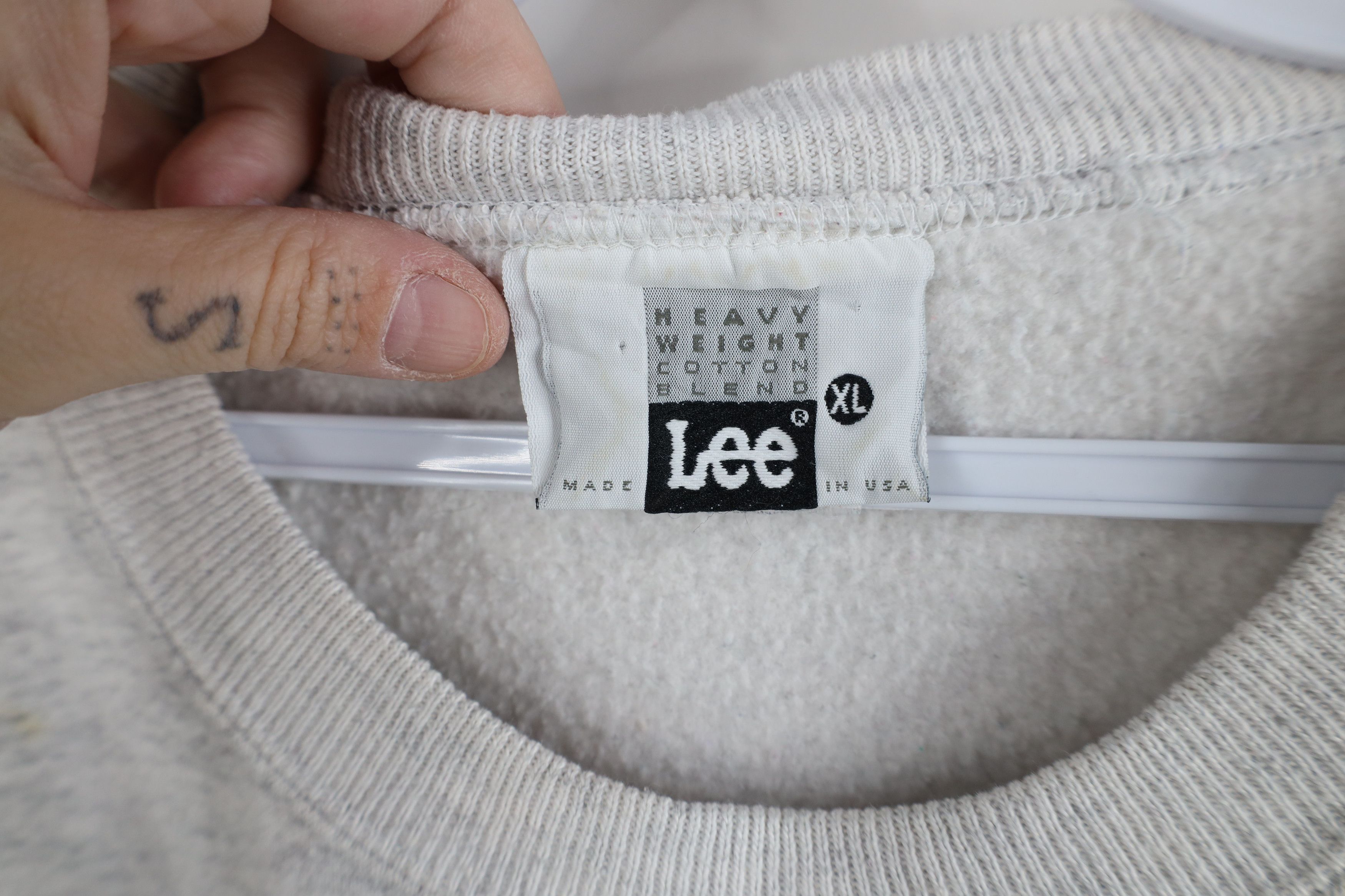 Vintage Vintage 90s Streetwear Ski Iowa Skiing Sweatshirt Gray USA Size US XL / EU 56 / 4 - 12 Thumbnail