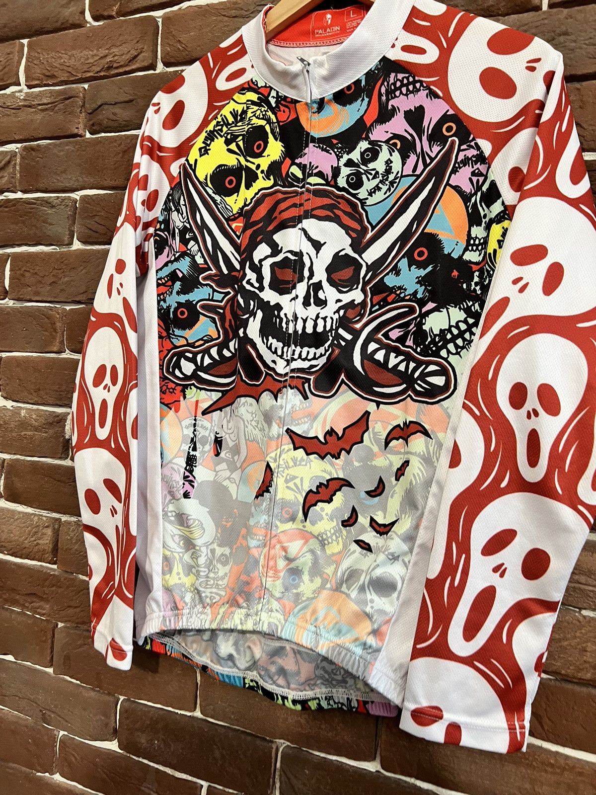 Other ONE OF A KIND Ghost Halloween Vintage Bike Jersey Hype Drip Size US L / EU 52-54 / 3 - 4 Thumbnail