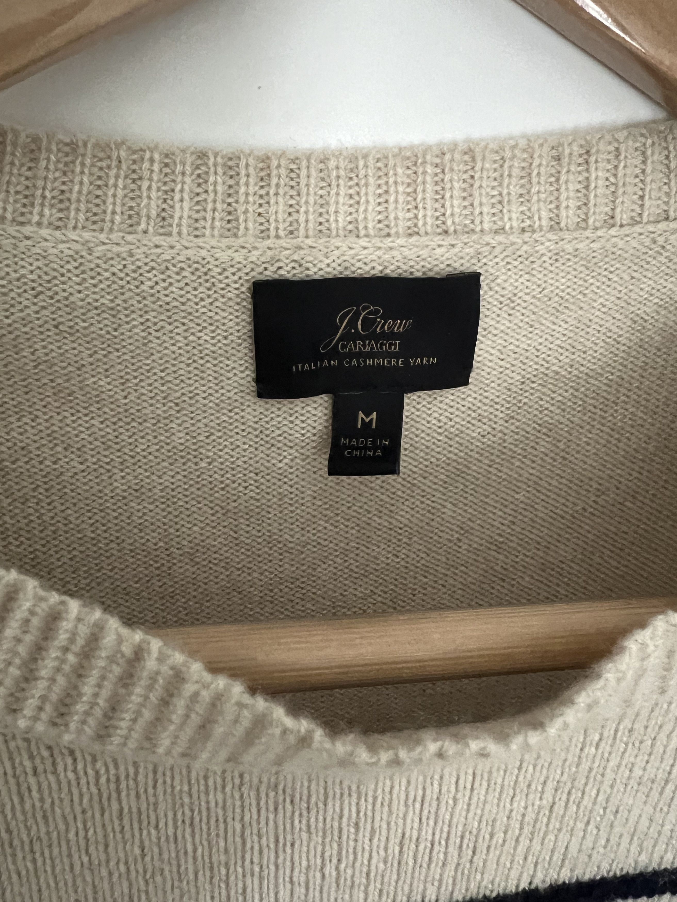 J.Crew Striped Cashmere Sweater Size US M / EU 48-50 / 2 - 3 Thumbnail