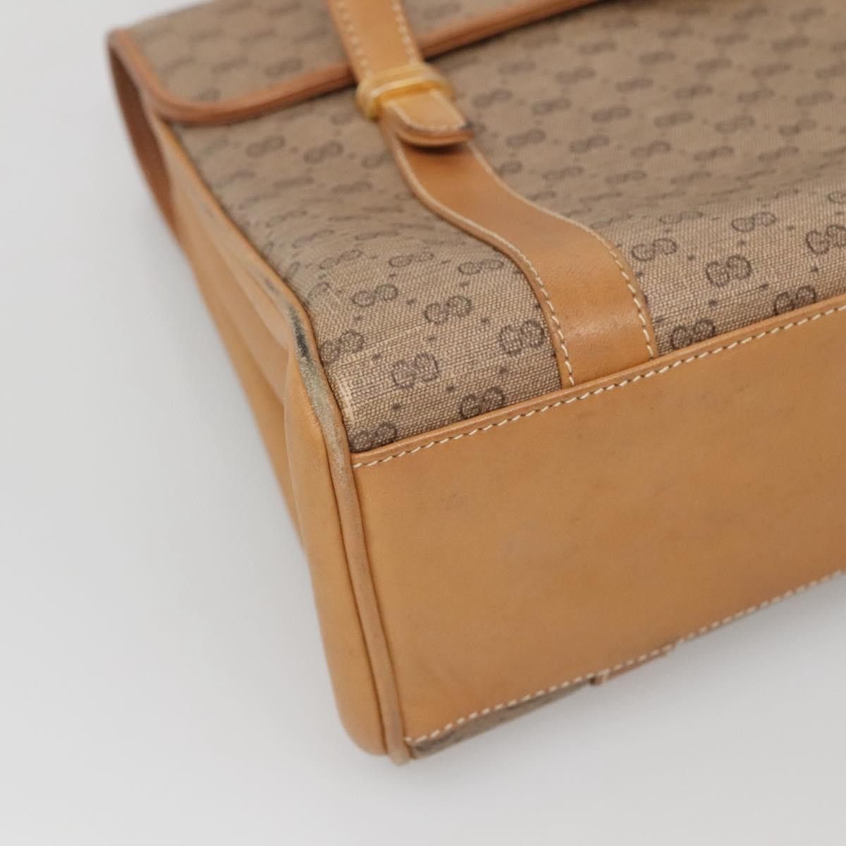 Gucci GUCCI Micro GG Supreme Hand Bag Pvc Beige Gold 000 46 000 46 Size ONE SIZE - 11 Thumbnail