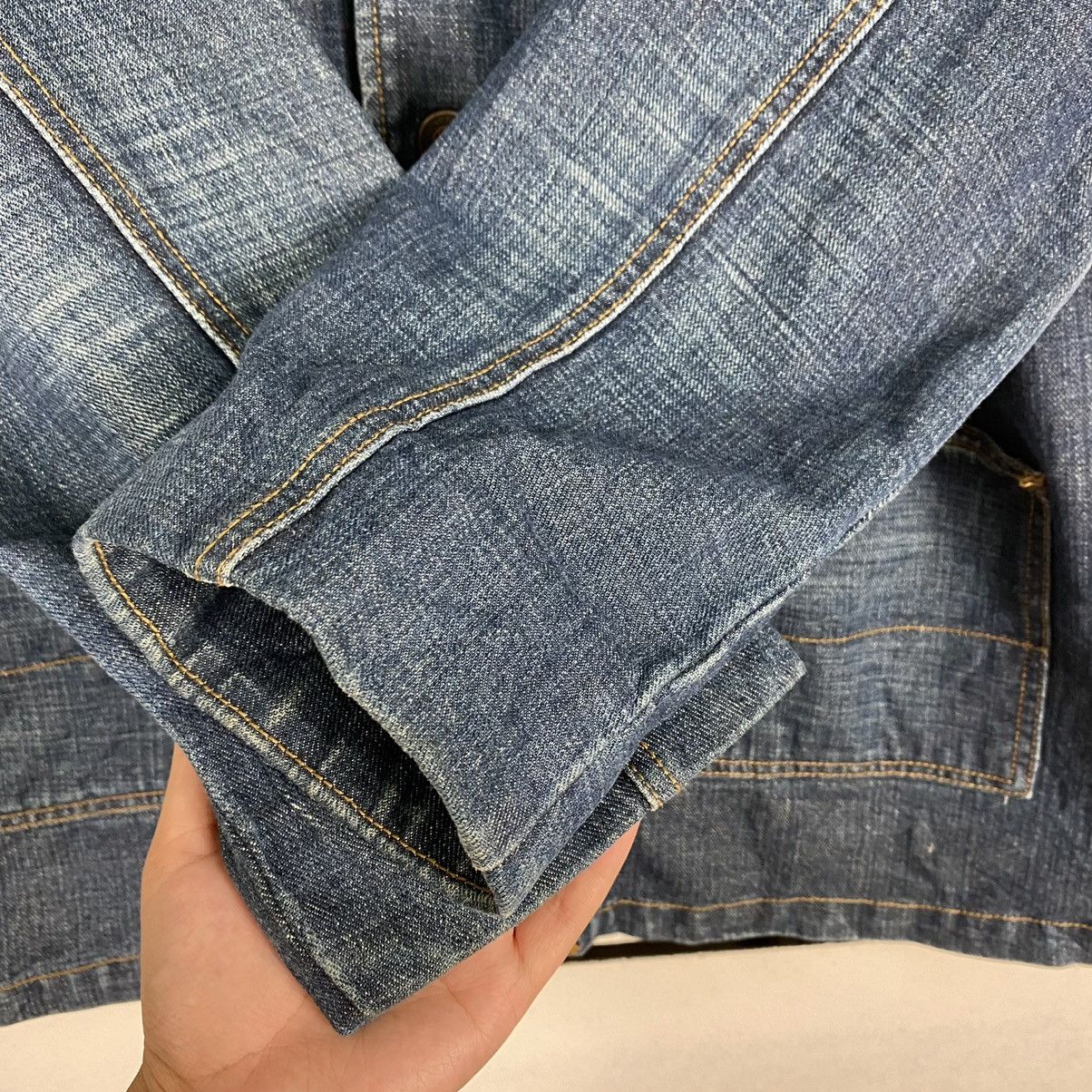 Indigo Villand Denim Chore Jacket Size US M / EU 48-50 / 2 - 7 Thumbnail