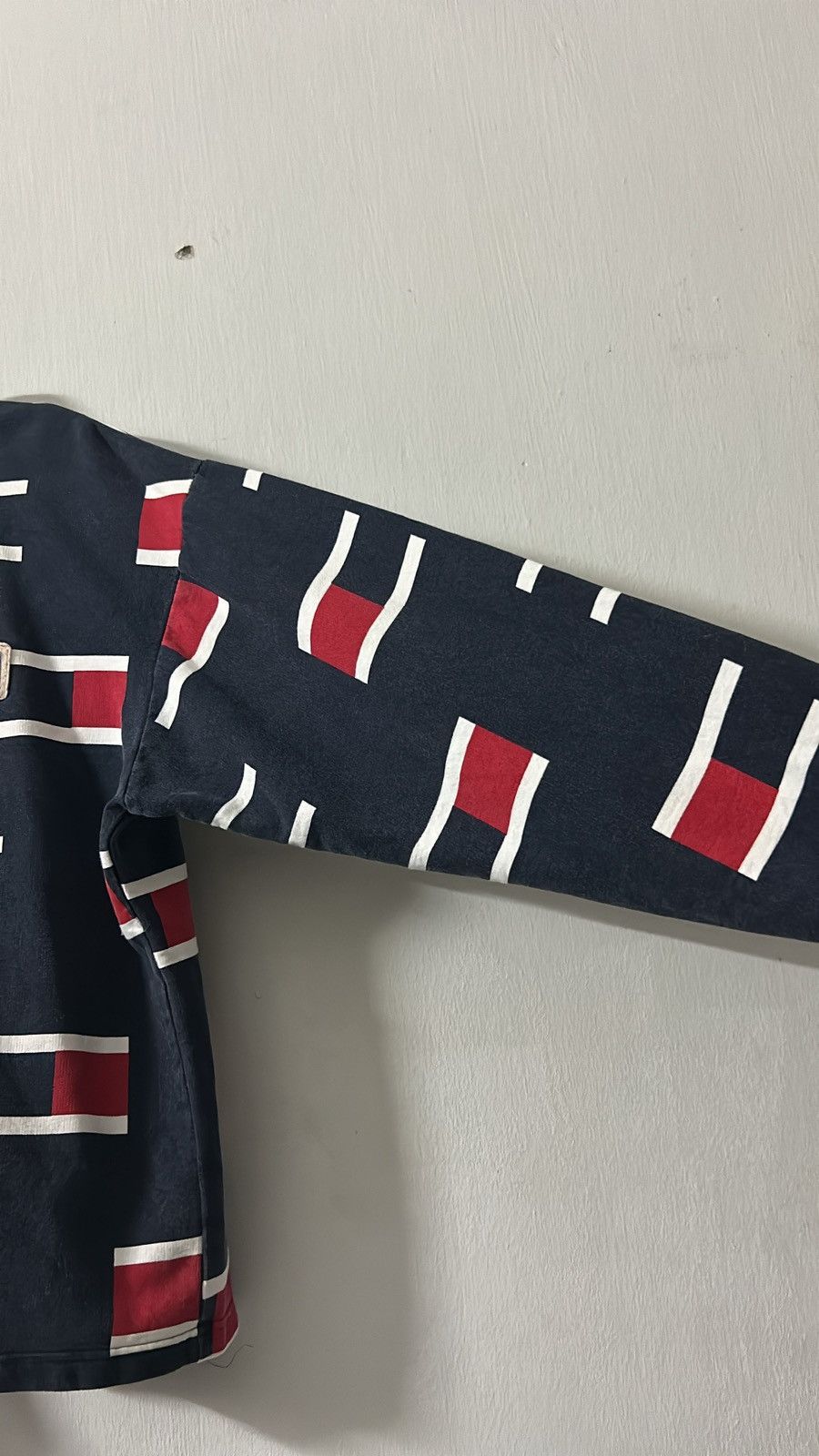 Tommy Hilfiger × Vintage Tommy Hilfiger Polo Collar Sweatshirt Size US L / EU 52-54 / 3 - 3 Thumbnail